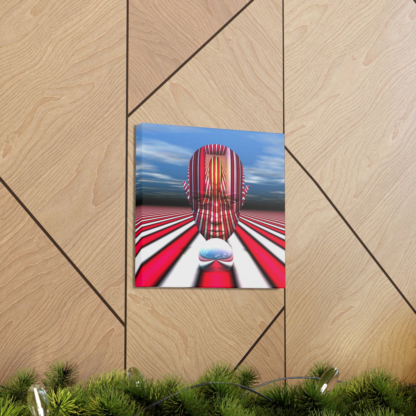 Transient Boxed Mind Trap - Canvas, Gallery Wrapped - 12" x 12" x 1.25" - Master Minds Series - Ready to Hang!