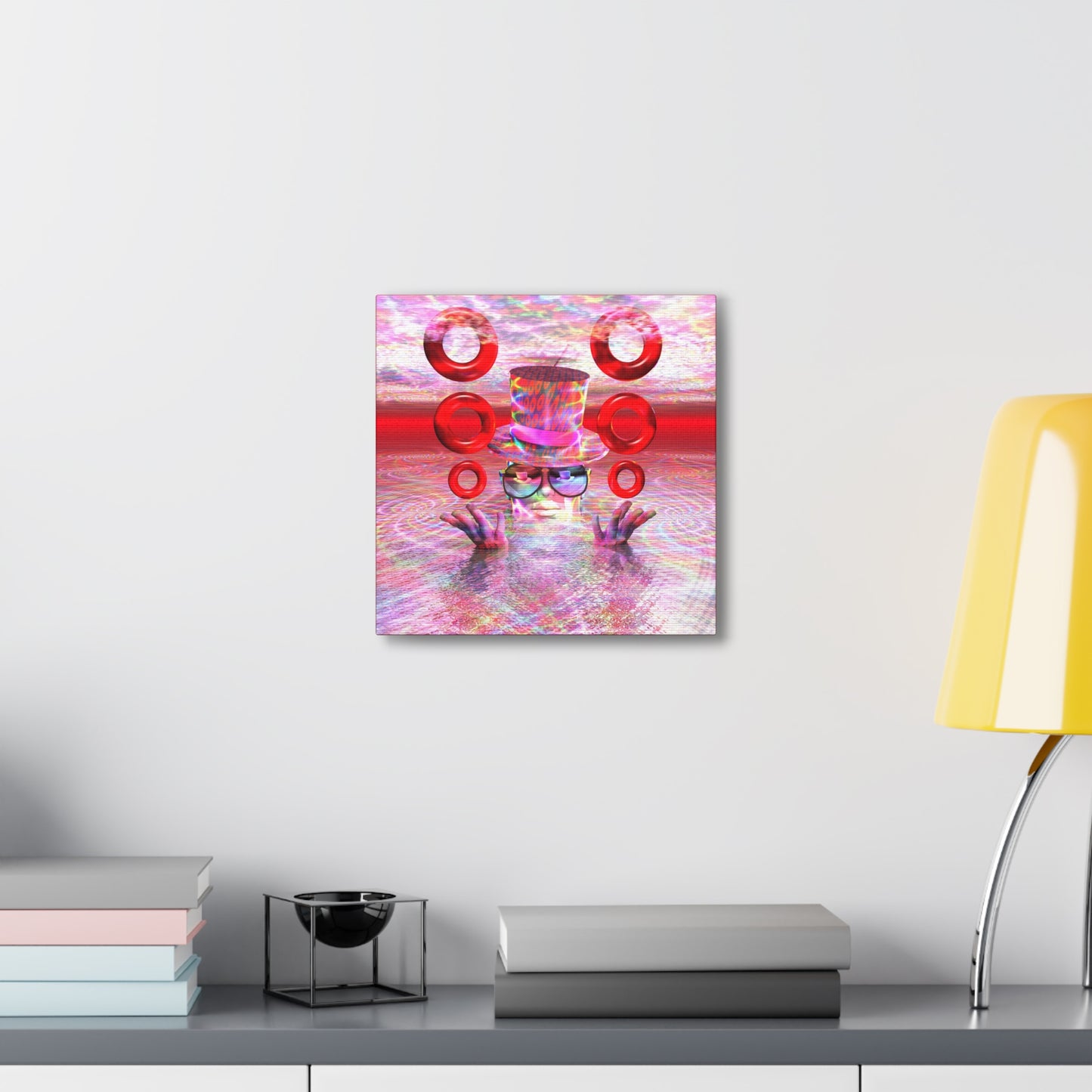 Llama's Labryinth Within The Mind of Max Potential - Canvas, Gallery Wrapped - 12" x 12" x 1.25" - Master Minds Series - Ready to Hang!