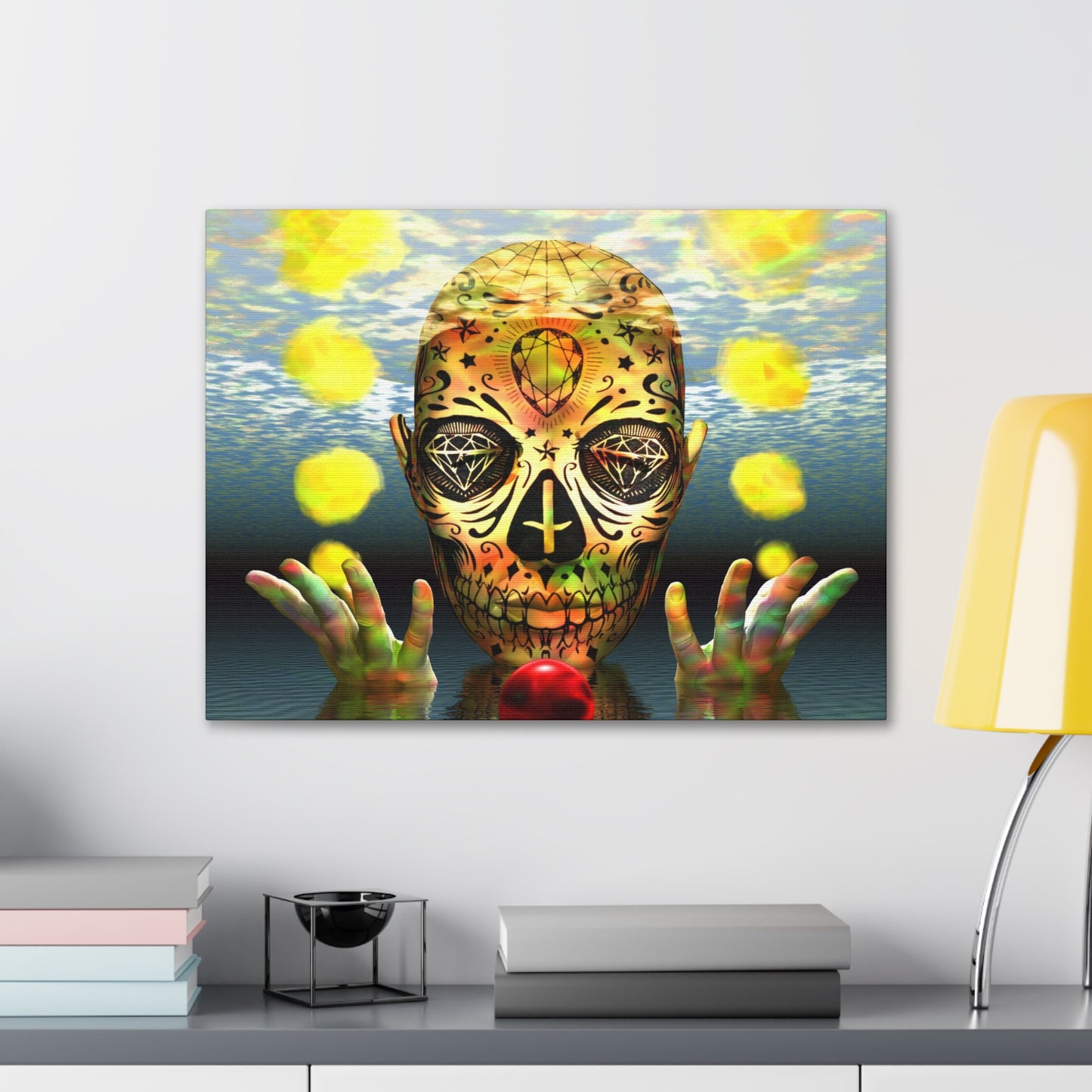 Trancendence of a Dead Mind - Canvas, Gallery Wrapped - 24" x 18" x 1.25" - Master Minds Series - Ready to Hang!