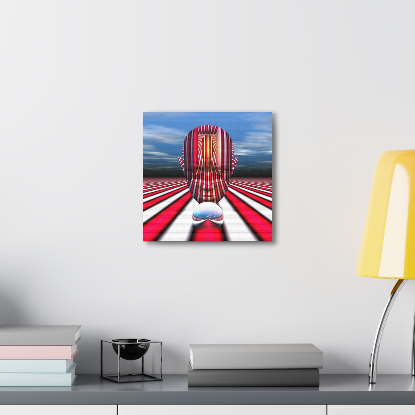 Transient Boxed Mind Trap - Canvas, Gallery Wrapped - 12" x 12" x 1.25" - Master Minds Series - Ready to Hang!