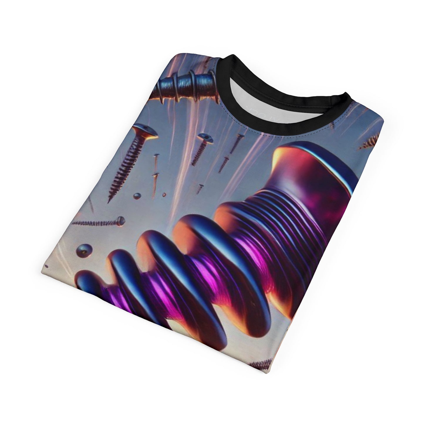 THE ROYAL SHAFT - Comfortable Crew Neck Shirt - Liquid Geometry series