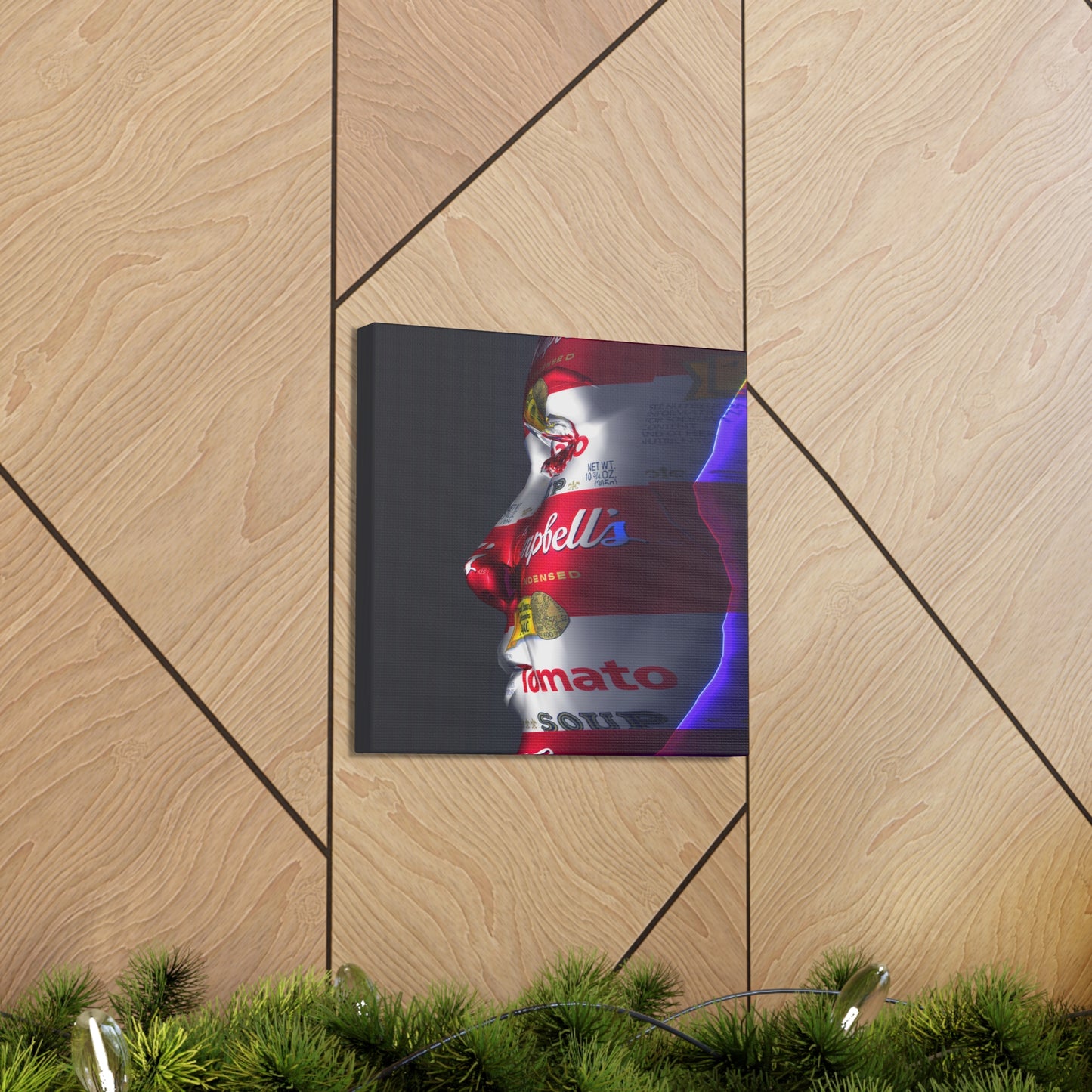 All American Mind - Canvas, Gallery Wrapped - 12" x 12" x 1.25" - Master Minds Series - Ready to Hang!