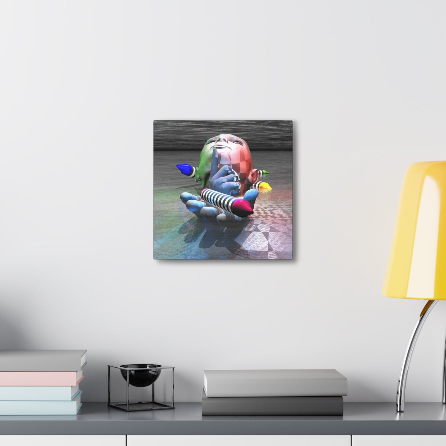 Gifts From The Mind God - Canvas, Gallery Wrapped - 12" x 12" x 1.25" - Master Minds Series - Ready to Hang!
