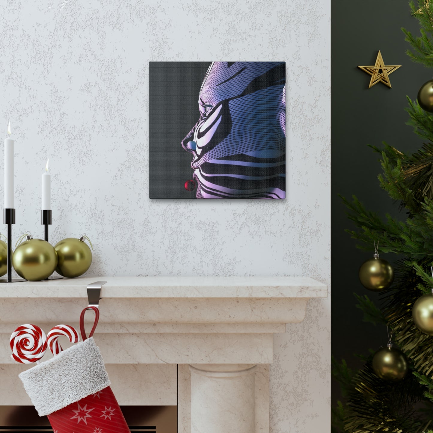 Imagining Mind Side Blind - Canvas, Gallery Wrapped - 12" x 12" x 1.25" - Master Minds Series - Ready to Hang!