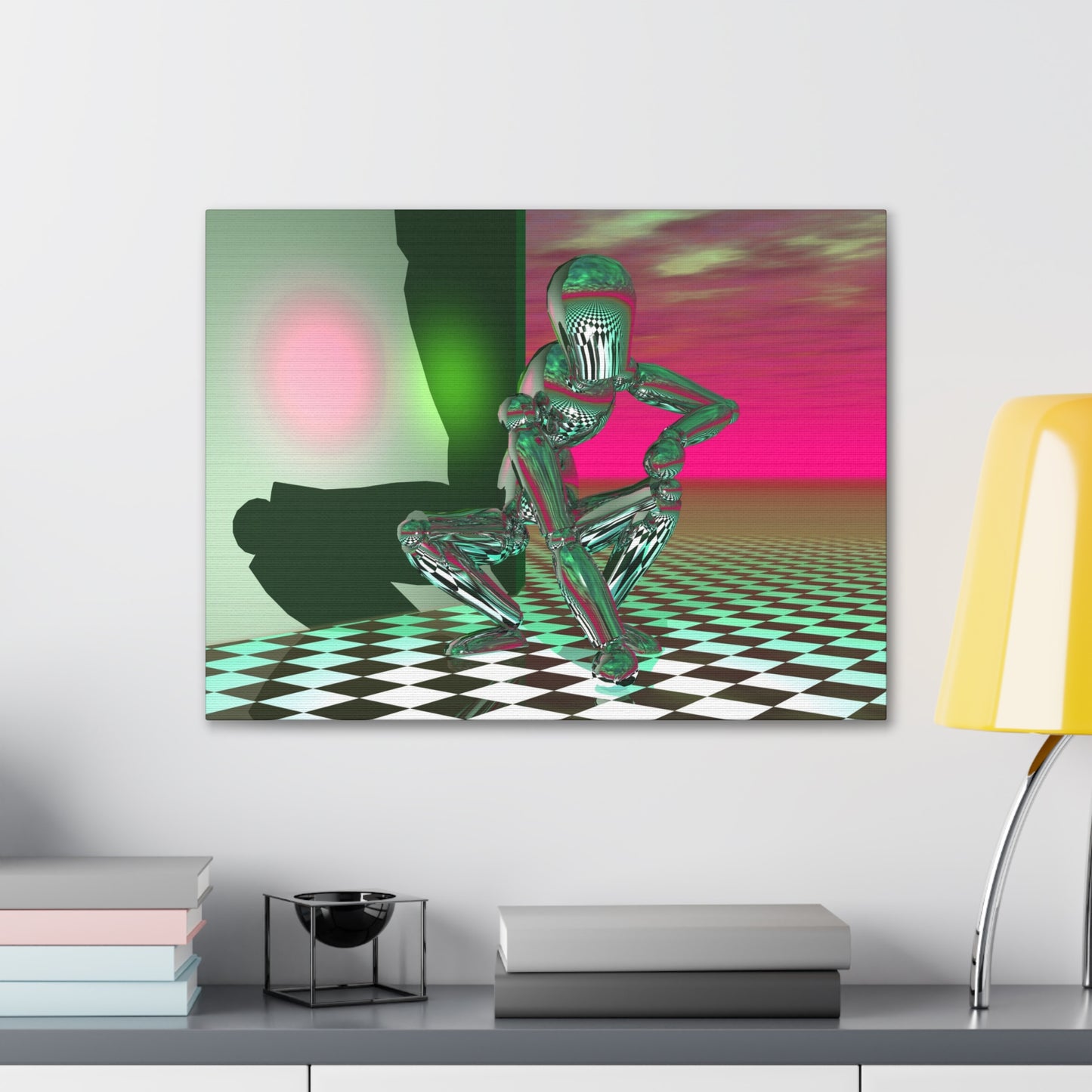 Flash Factor (Kokoro) - Canvas, Gallery Wrapped - 24" x 18" x 1.25" - Surrealism Series - Ready to Hang!