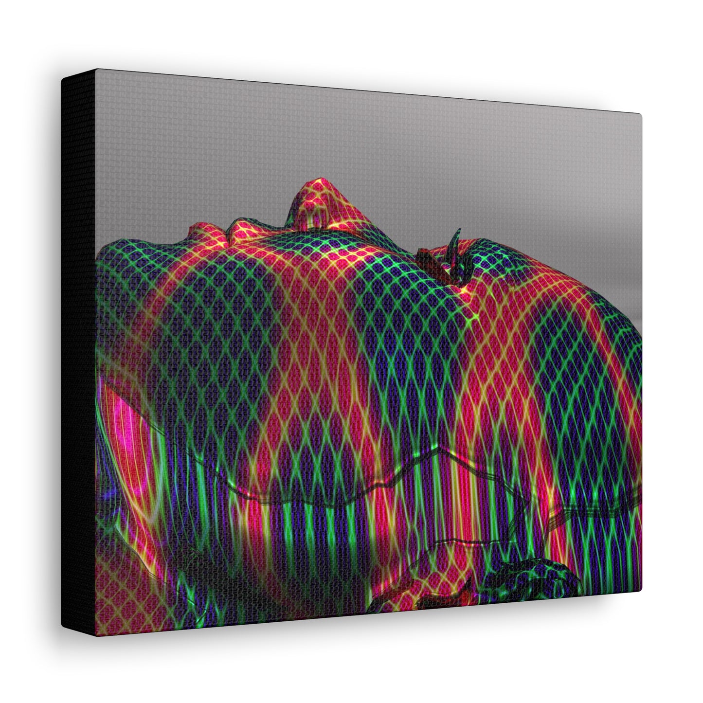 Laced Mind - Canvas, Gallery Wrapped - 10" x 8" x 1.25" - Master Minds Series - Ready to Hang!