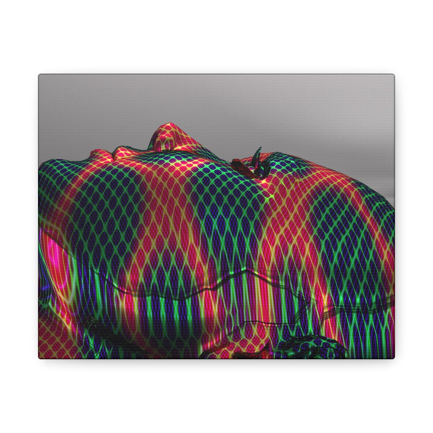 Laced Mind - Canvas, Gallery Wrapped - 10" x 8" x 1.25" - Master Minds Series - Ready to Hang!