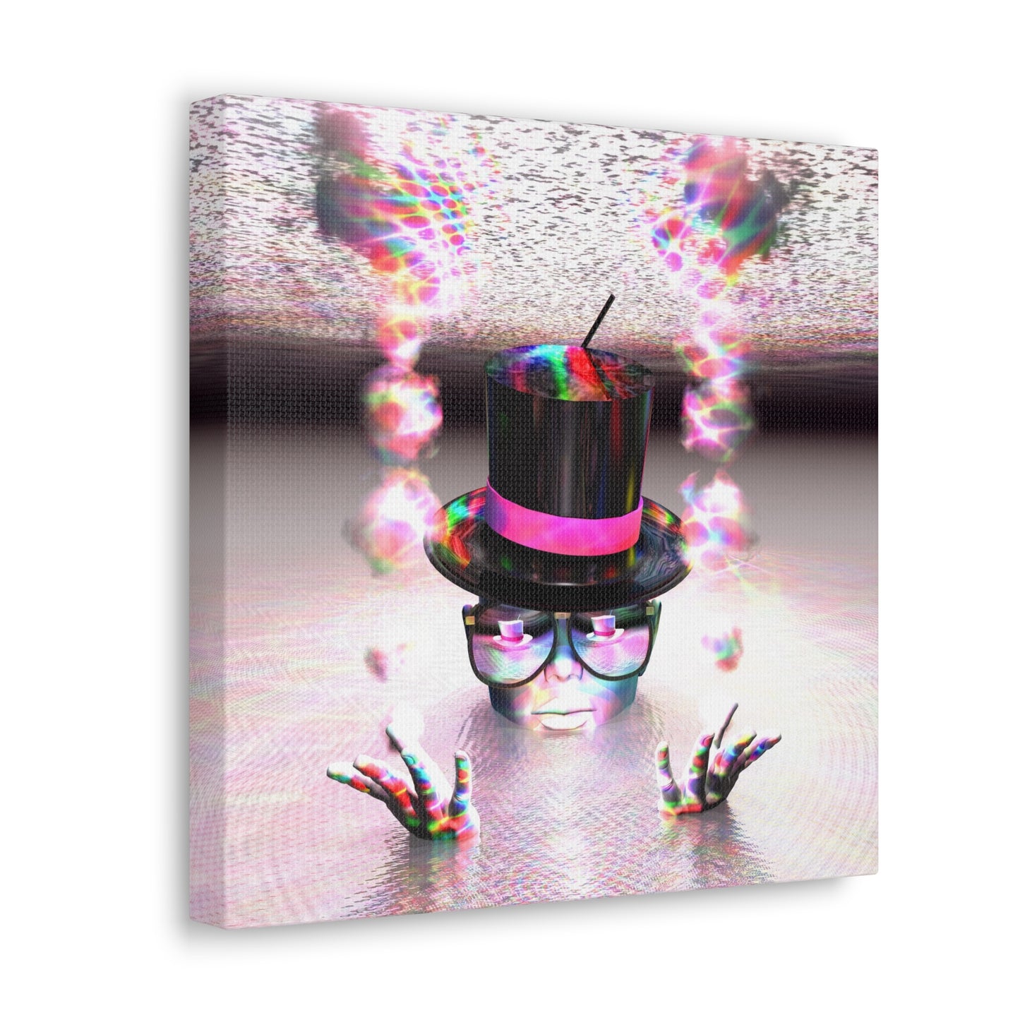 The Mind of Max Potential ~ Self Reflecting - Canvas, Gallery Wrapped - 12" x 12" x 1.25" - Master Minds Series - Ready to Hang!