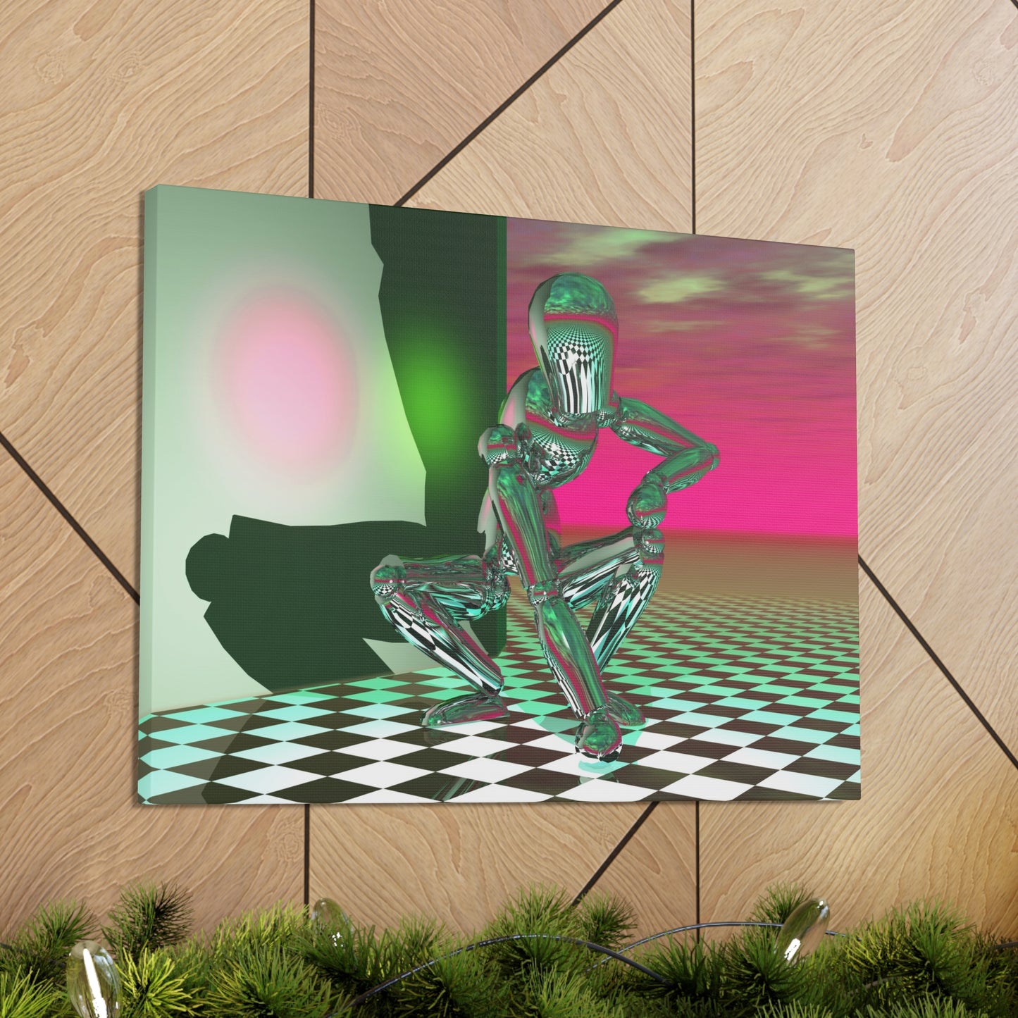 Flash Factor (Kokoro) - Canvas, Gallery Wrapped - 24" x 18" x 1.25" - Surrealism Series - Ready to Hang!