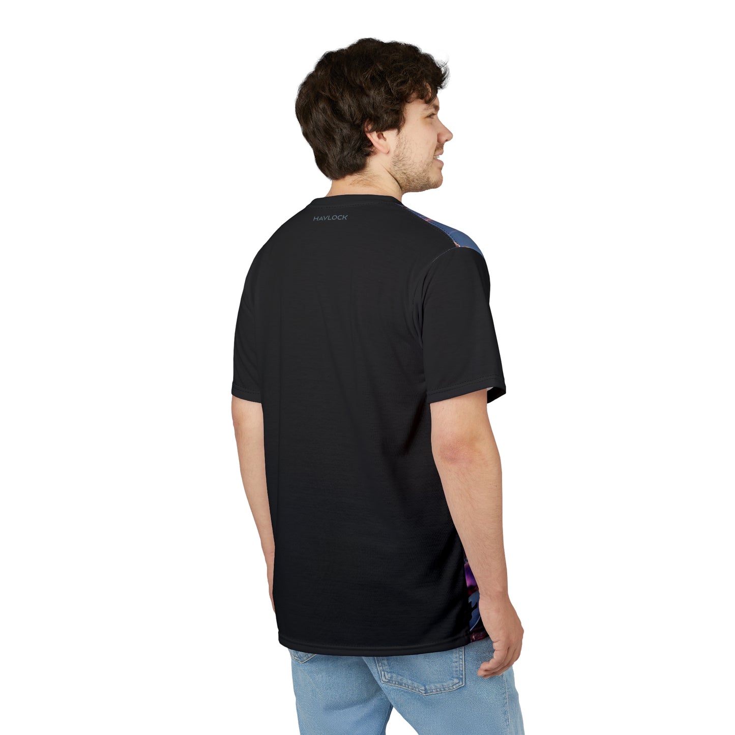 THE ROYAL SHAFT - Comfortable Crew Neck Shirt - Liquid Geometry series