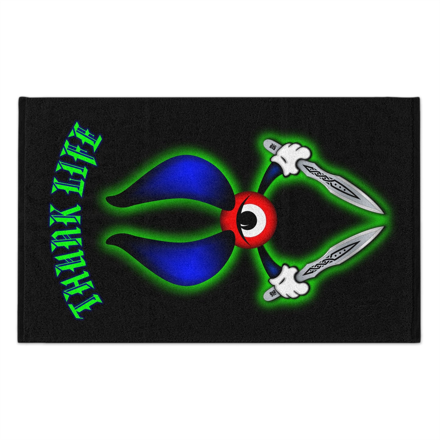 THUNK LIFE Bullseye Achilles Range Towel with Clip