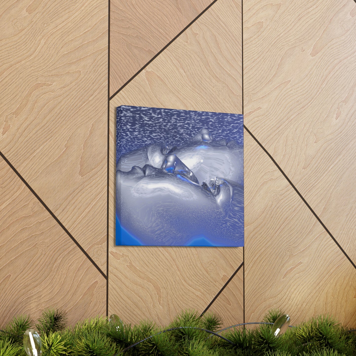 Sky High Mind Twins - Canvas, Gallery Wrapped - 12" x 12" x 1.25" - Master Minds Series - Ready to Hang!