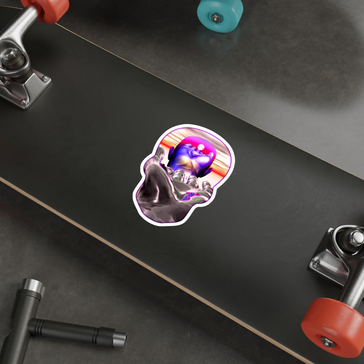 Reaching For The Never Mind - Die-Cut Sticker 5" x 5"