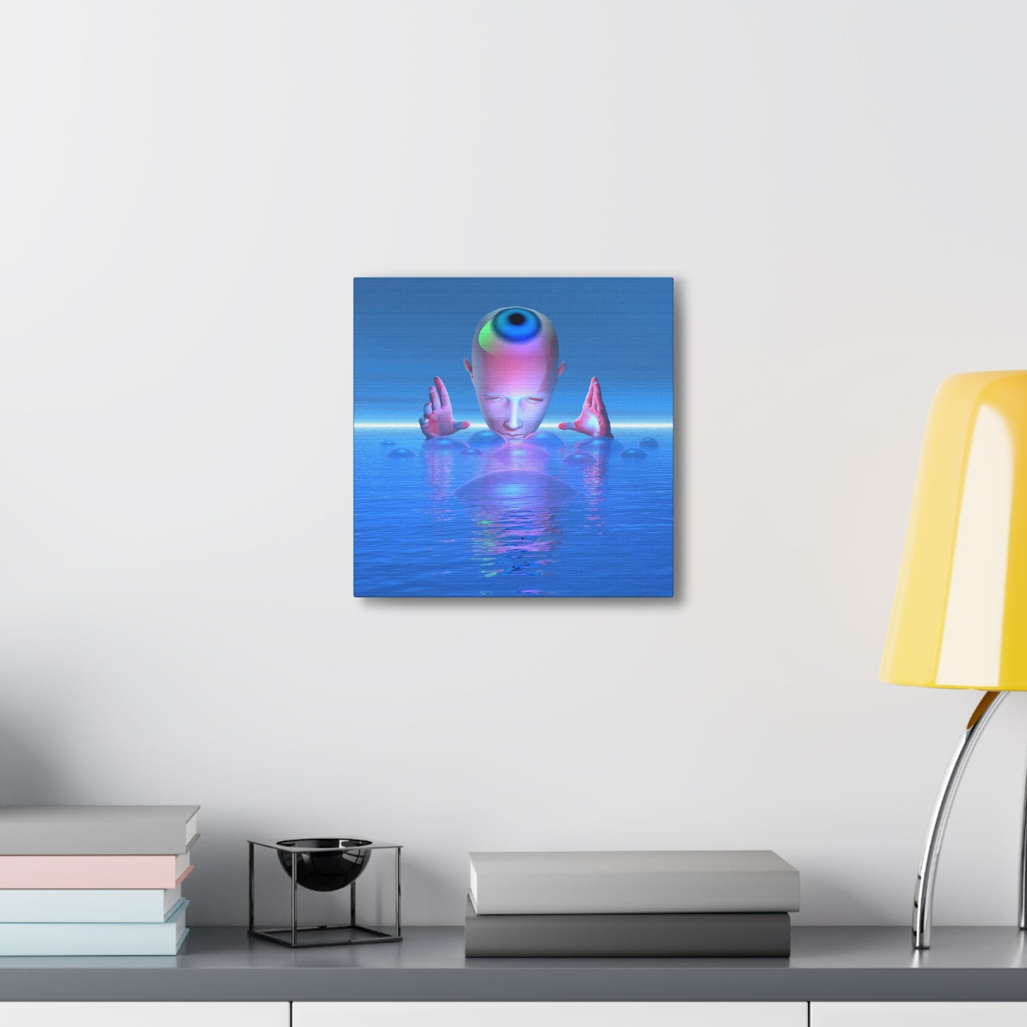 Conjuring Minds Eye - Canvas, Gallery Wrapped - 12" x 12" x 1.25" - Master Minds Series - Ready to Hang!