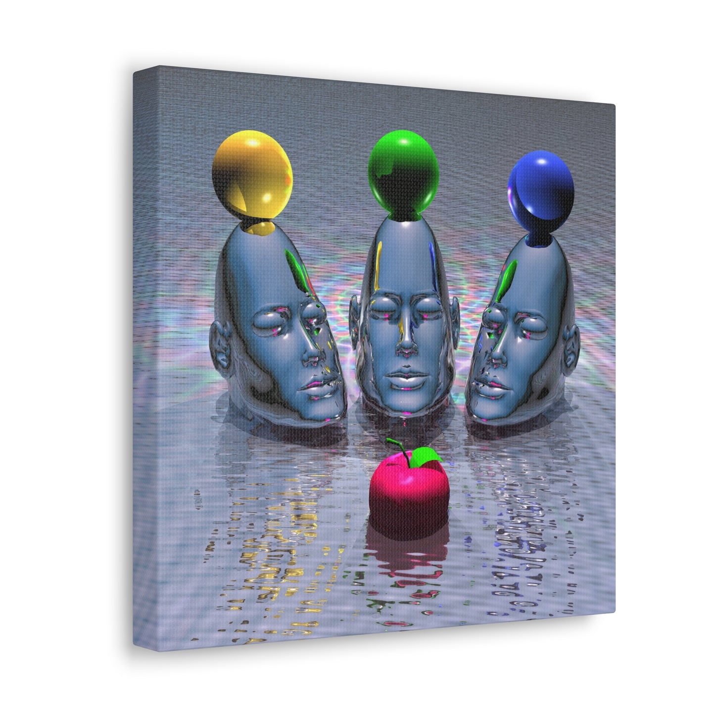 Minds Admiring Magic - Canvas, Gallery Wrapped - 12" x 12" x 1.25" - Master Minds Series - Ready to Hang!