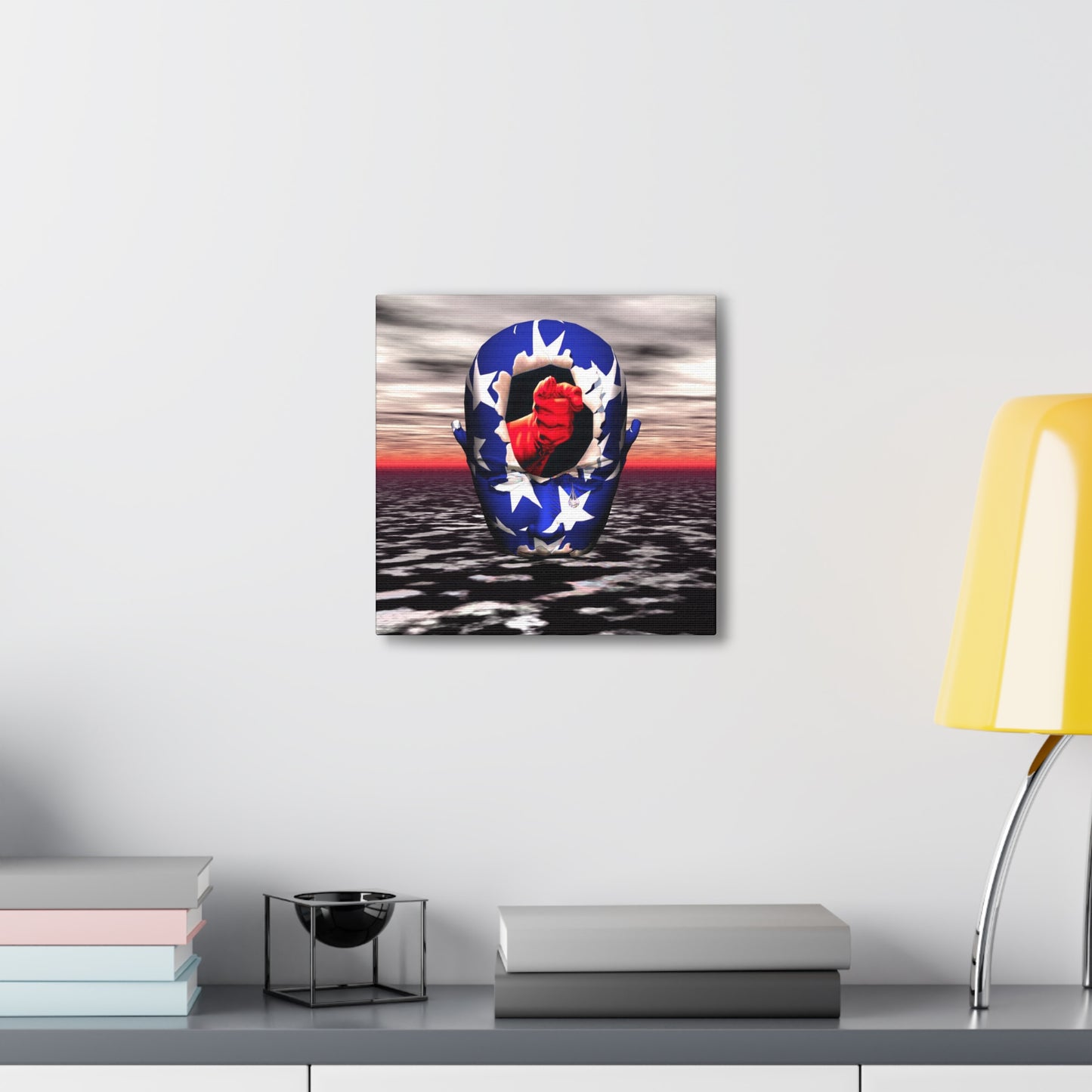 Universal Mind Soldier - Canvas, Gallery Wrapped - 12" x 12" x 1.25" - Master Minds Series - Ready to Hang!
