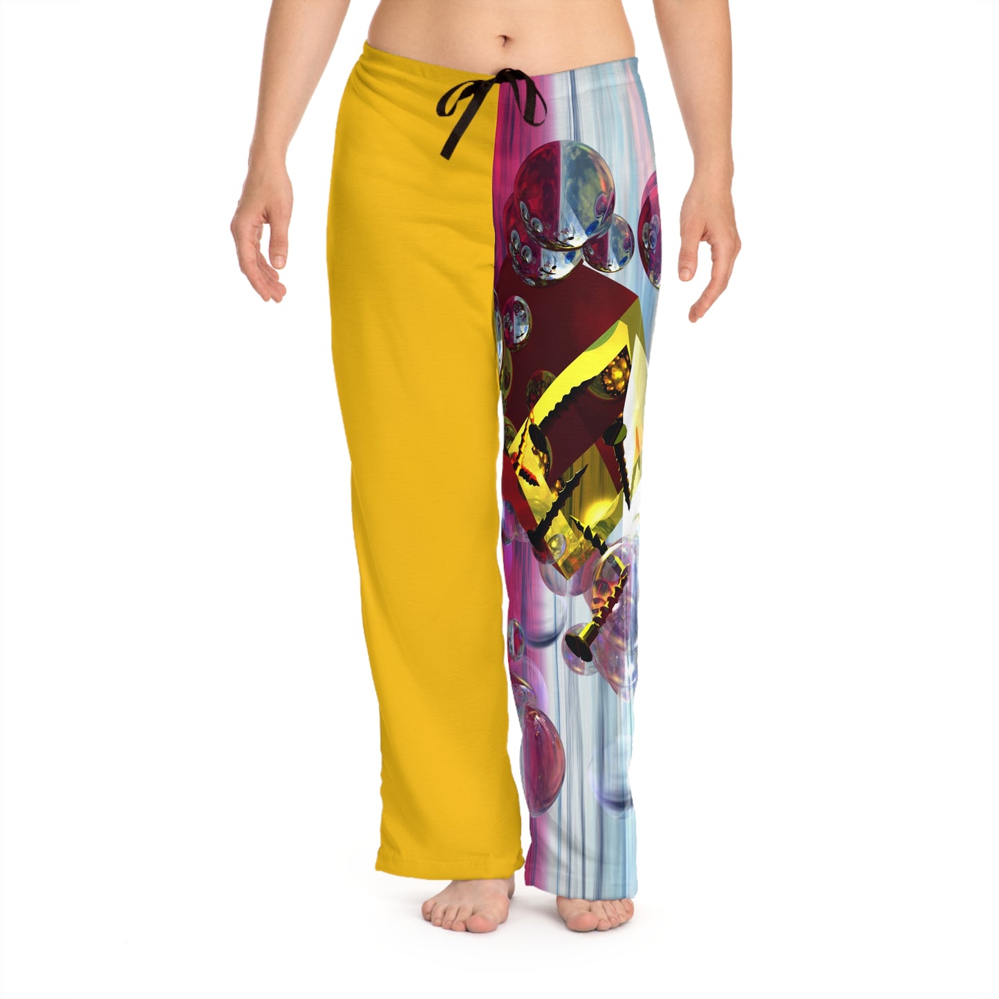Solid Sonic Bubble Boom - Women's Stylish Pajama Pants