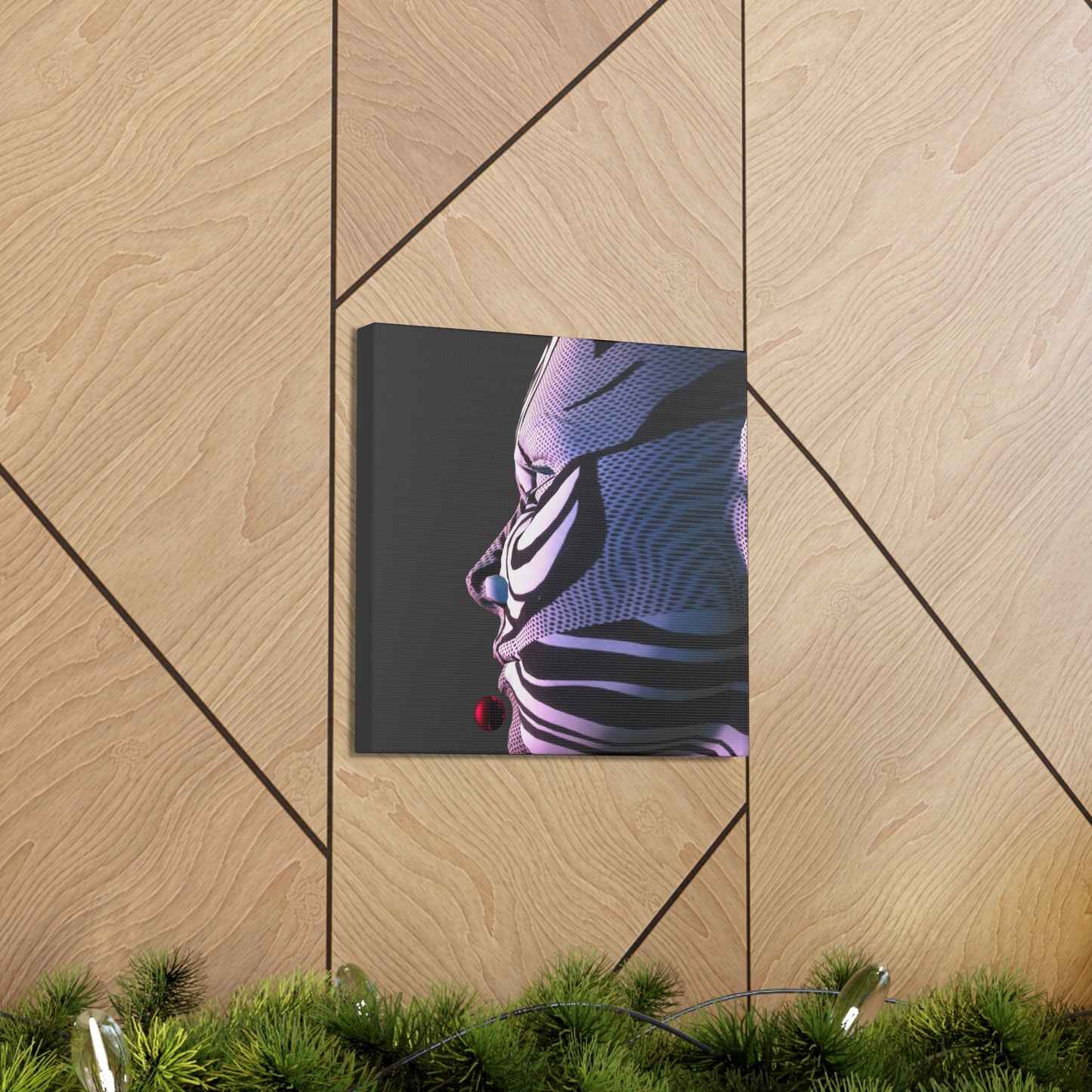 Imagining Mind Side Blind - Canvas, Gallery Wrapped - 12" x 12" x 1.25" - Master Minds Series - Ready to Hang!