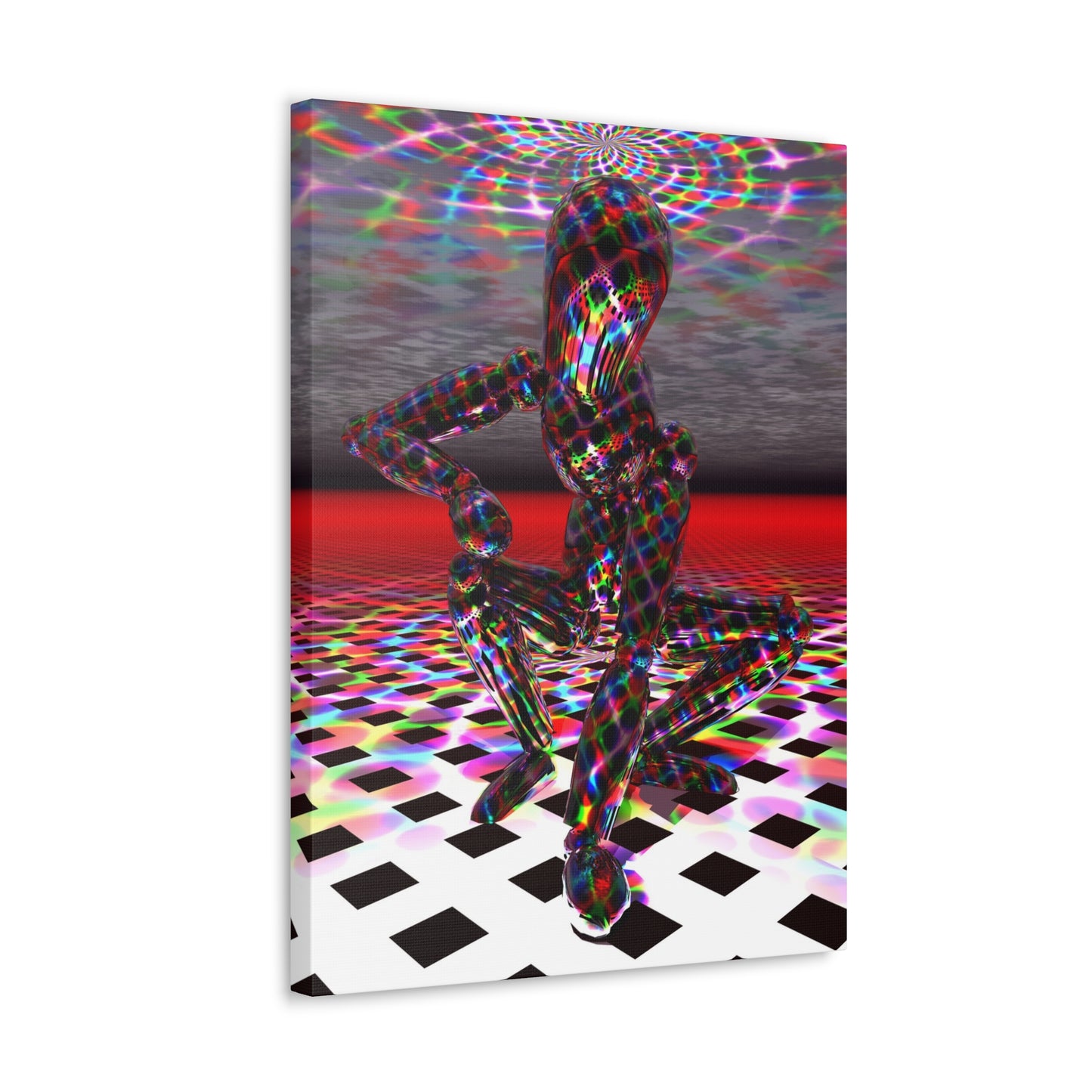 Pizazzz (Kokoro) - Canvas, Gallery Wrapped - 18" x 24" x 1.25" - Surrealism Series - Ready to Hang!