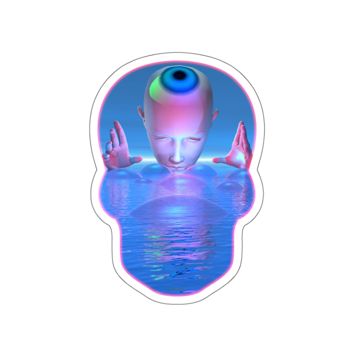 Conjuring Minds Eye - Die-Cut Sticker 5" x 5"