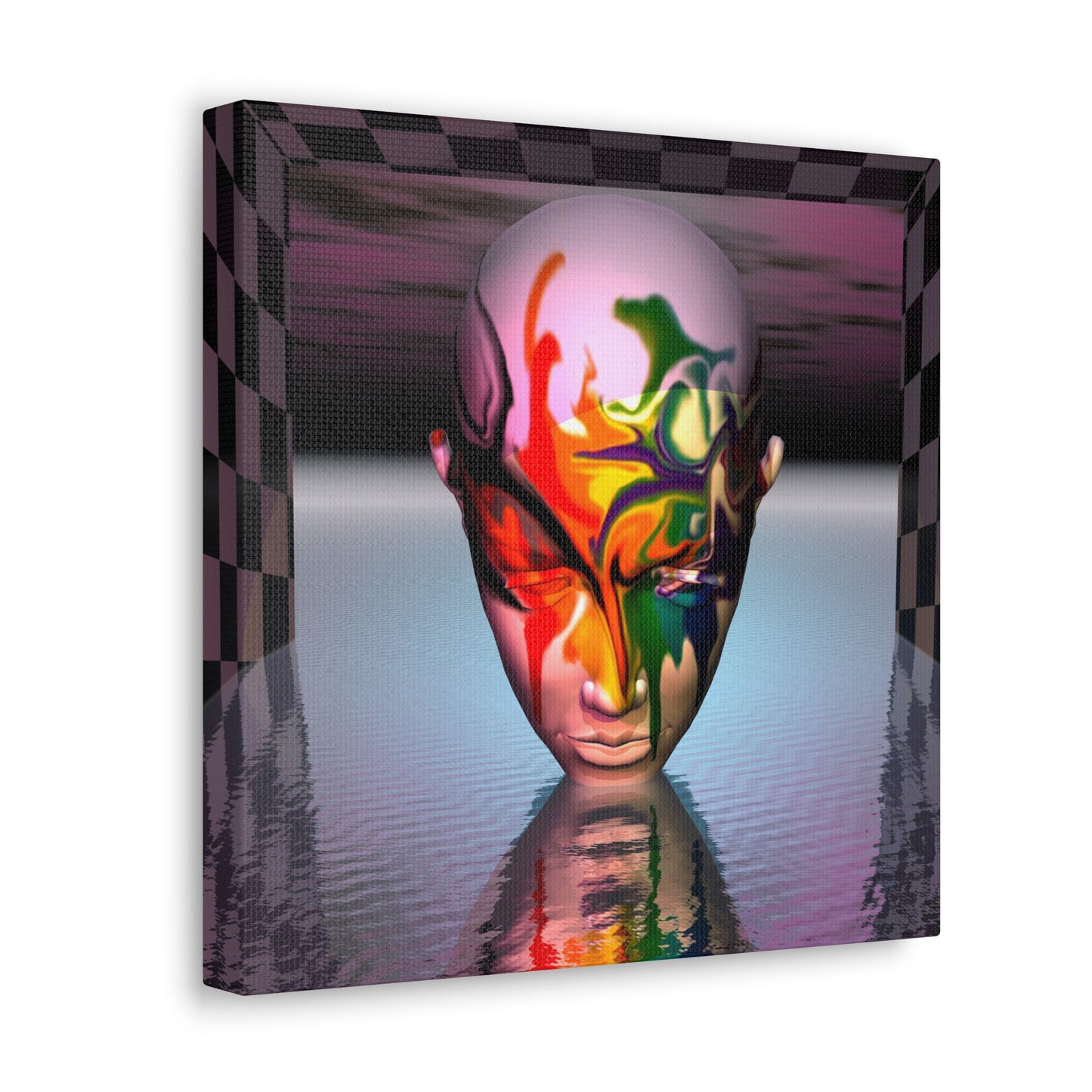 Mystical Mind Exotique - Canvas, Gallery Wrapped - 12" x 12" x 1.25" - Master Minds Series - Ready to Hang!