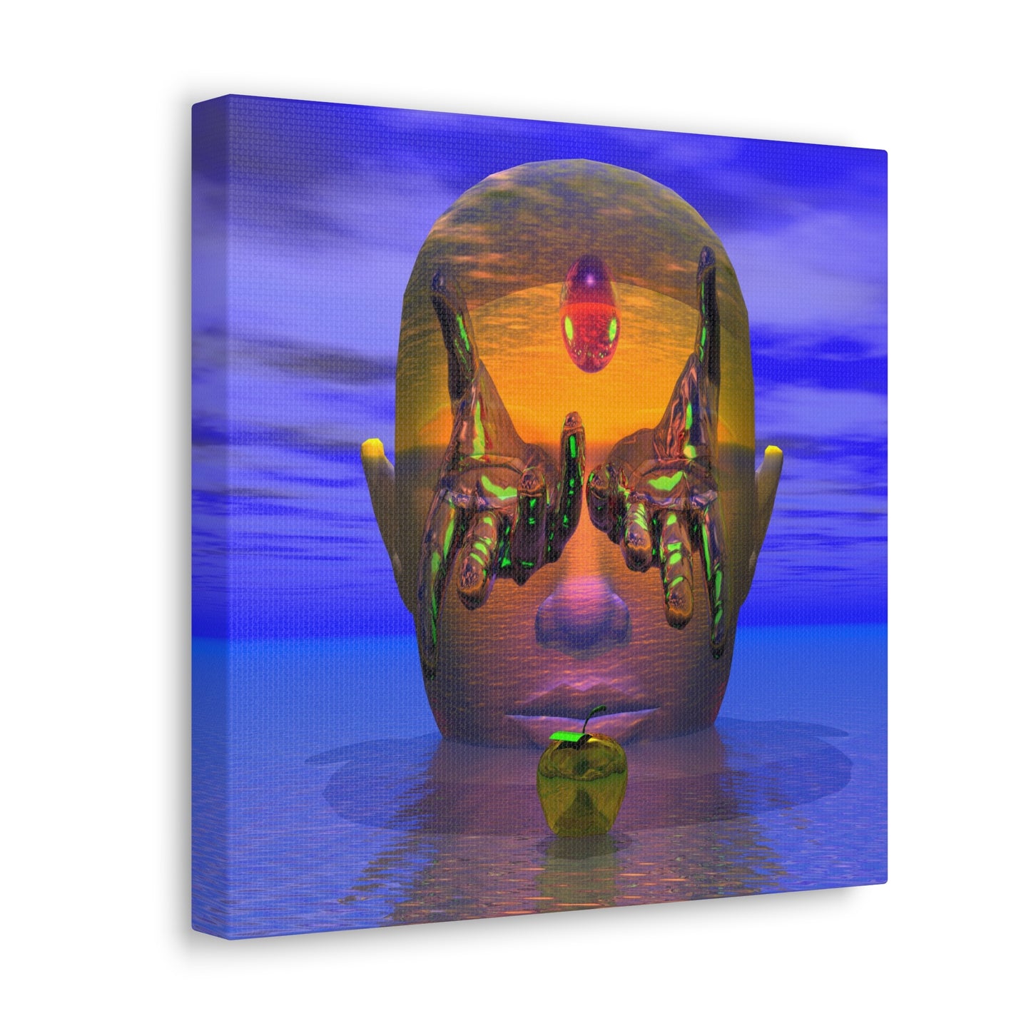 Masked Mind Motion Method - Canvas, Gallery Wrapped - 12" x 12" x 1.25" - Master Minds Series - Ready to Hang!