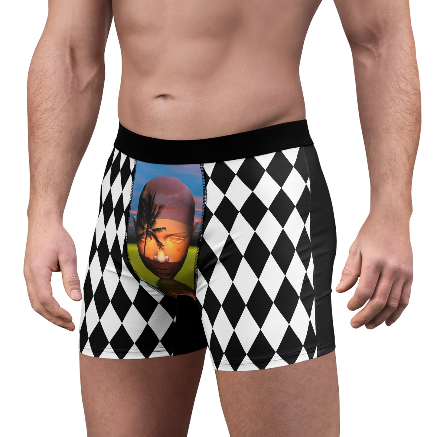 Mind Island Sunrise ~ Men's Boxer Briefs