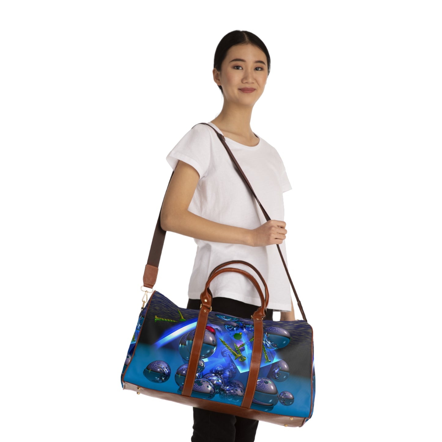 Silicon Screws Blazing Blue - Waterproof Travel Bag