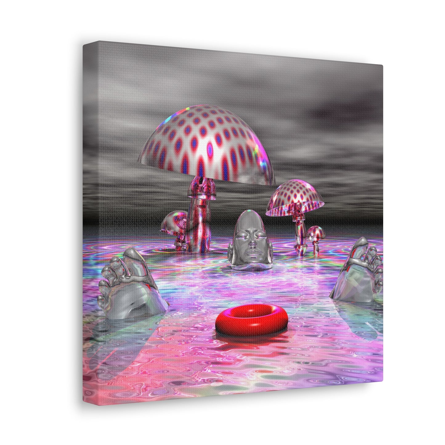 Mind Phish Underwater - Canvas, Gallery Wrapped - 12" x 12" x 1.25" - Master Minds Series - Ready to Hang!