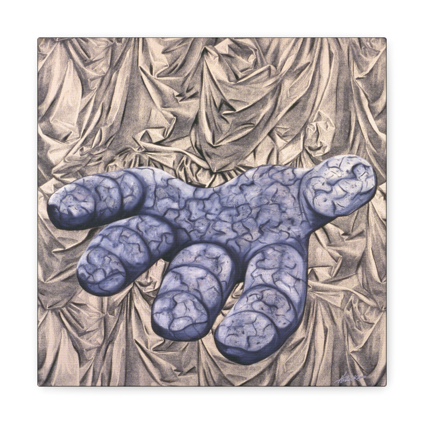 From Rock to Ruffle - Canvas, Gallery Wrapped - 12" x 12" x 1.25" - Master Minds Series - Ready to Hang!