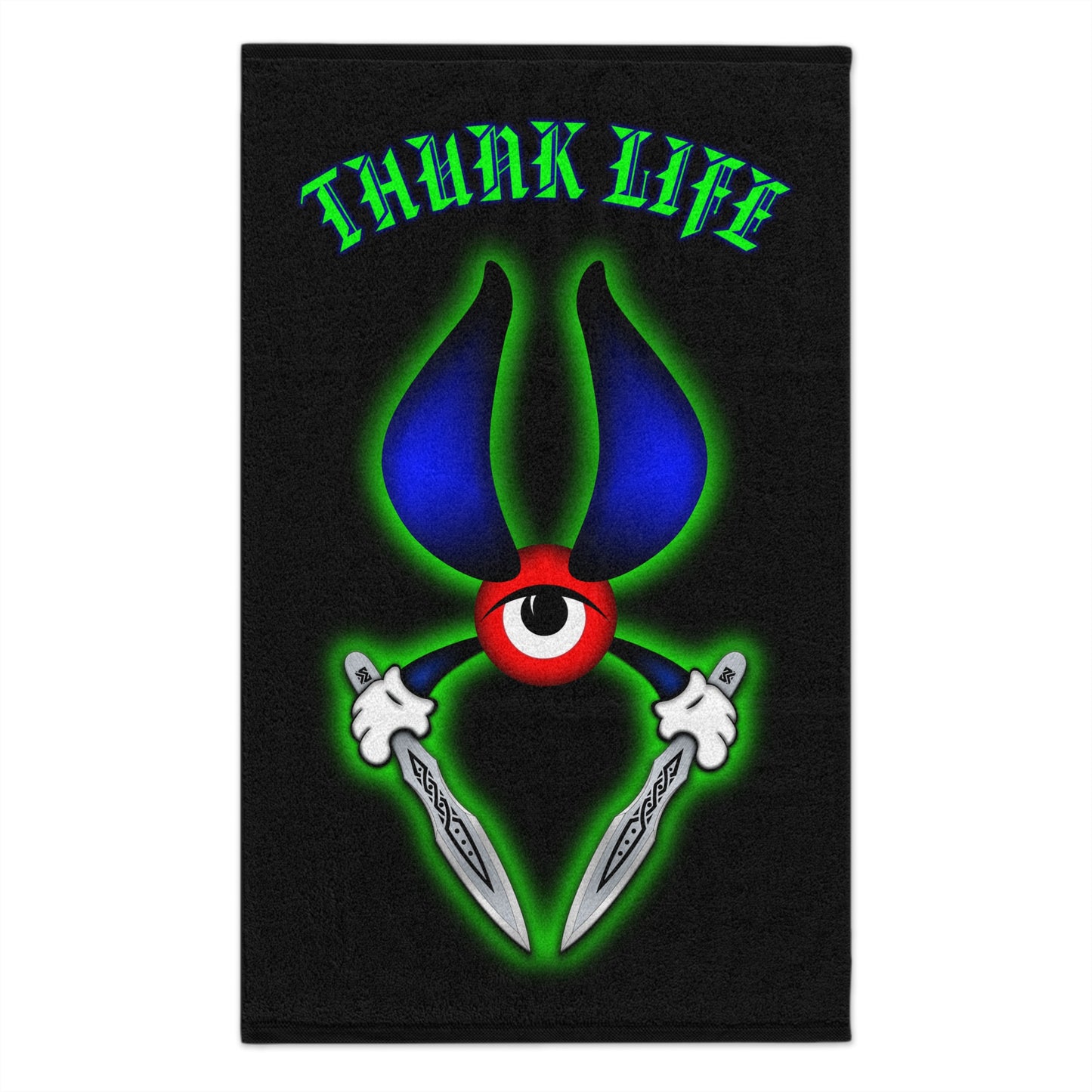 THUNK LIFE Bullseye Achilles Range Towel with Clip