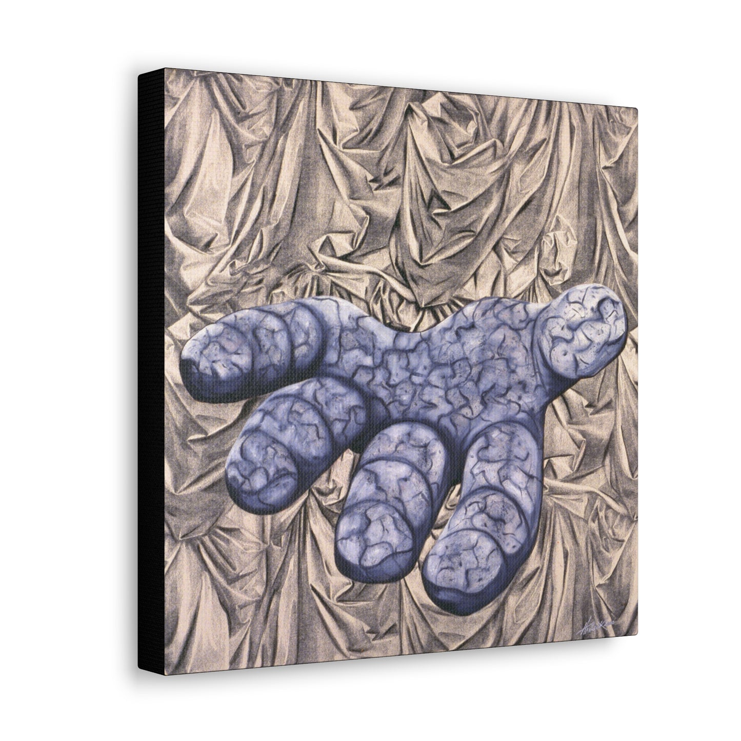 From Rock to Ruffle - Canvas, Gallery Wrapped - 12" x 12" x 1.25" - Master Minds Series - Ready to Hang!