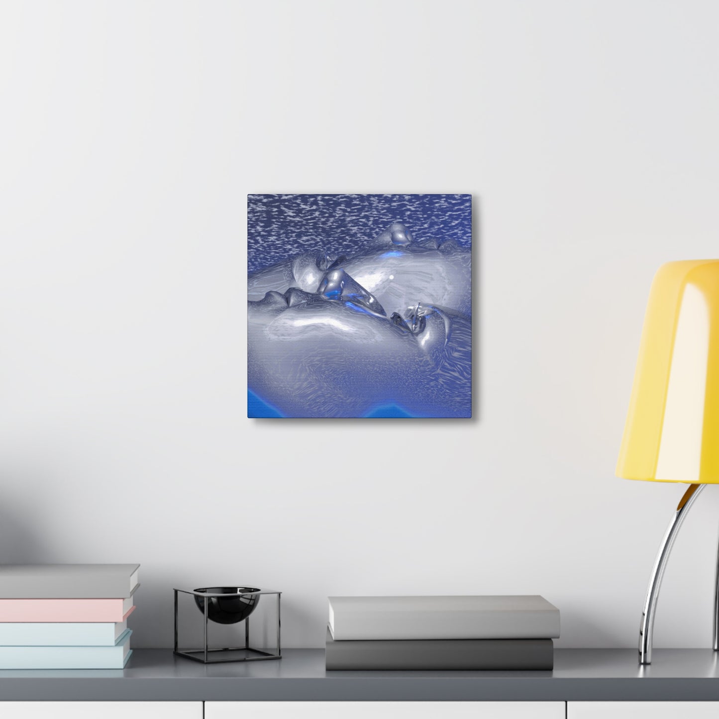 Sky High Mind Twins - Canvas, Gallery Wrapped - 12" x 12" x 1.25" - Master Minds Series - Ready to Hang!