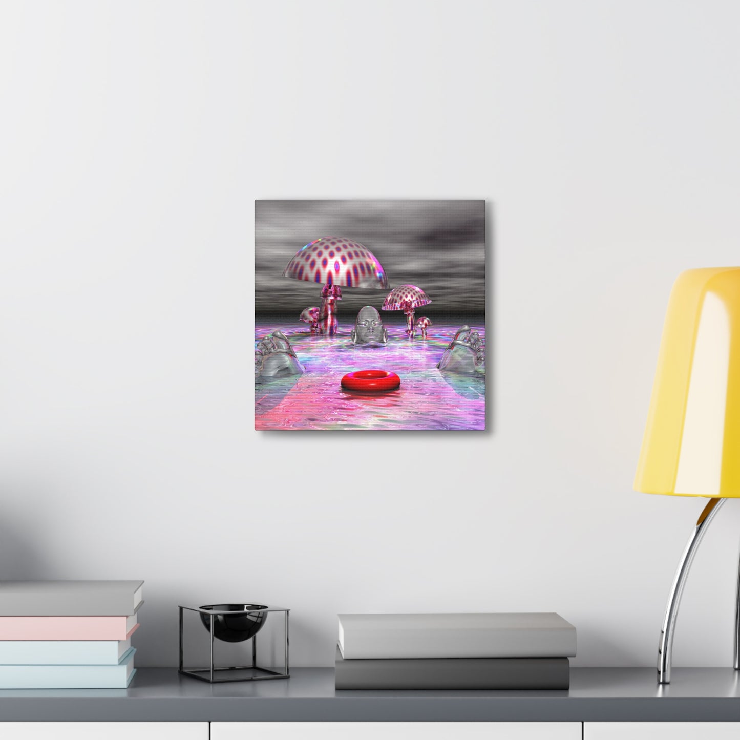 Mind Phish Underwater - Canvas, Gallery Wrapped - 12" x 12" x 1.25" - Master Minds Series - Ready to Hang!