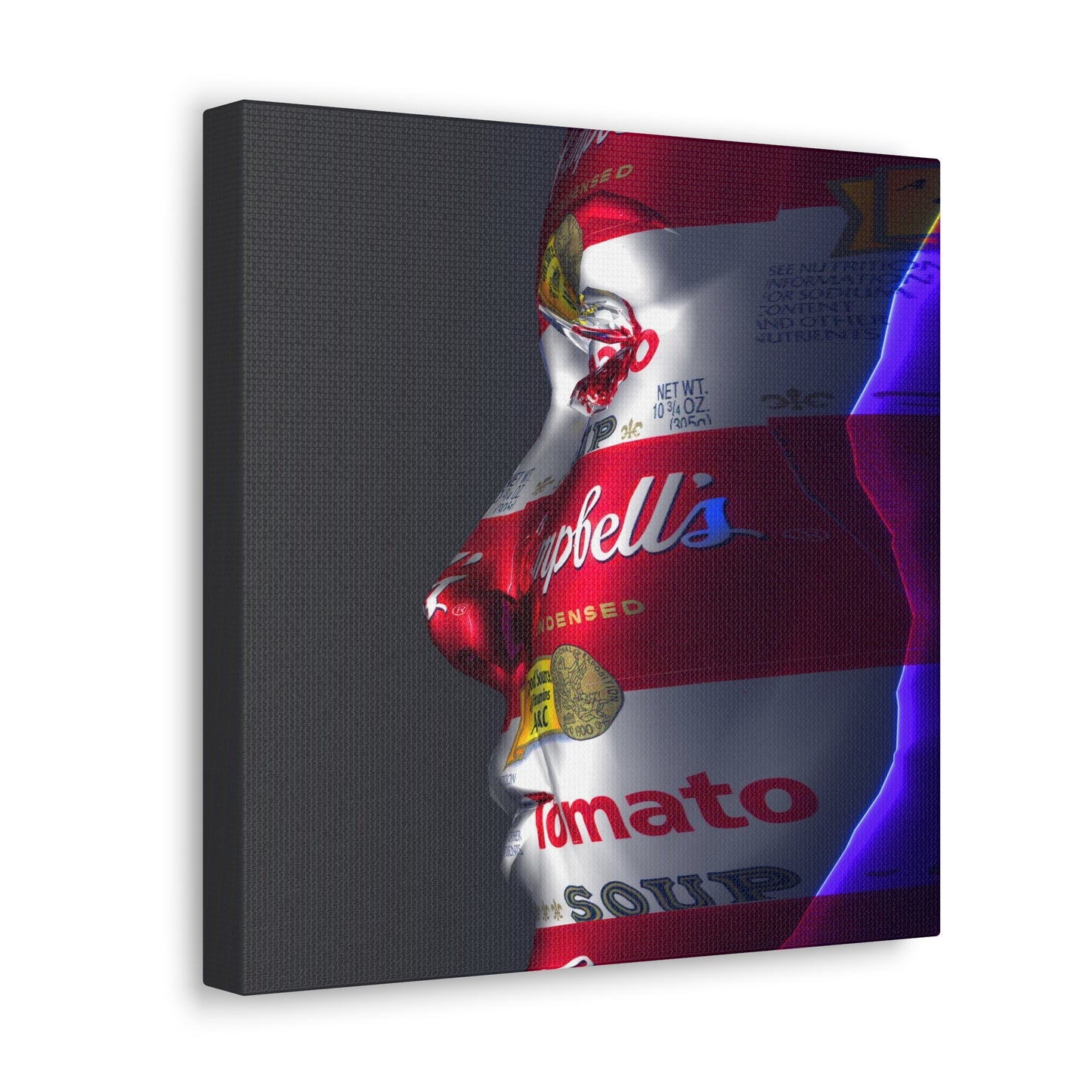 All American Mind - Canvas, Gallery Wrapped - 12" x 12" x 1.25" - Master Minds Series - Ready to Hang!