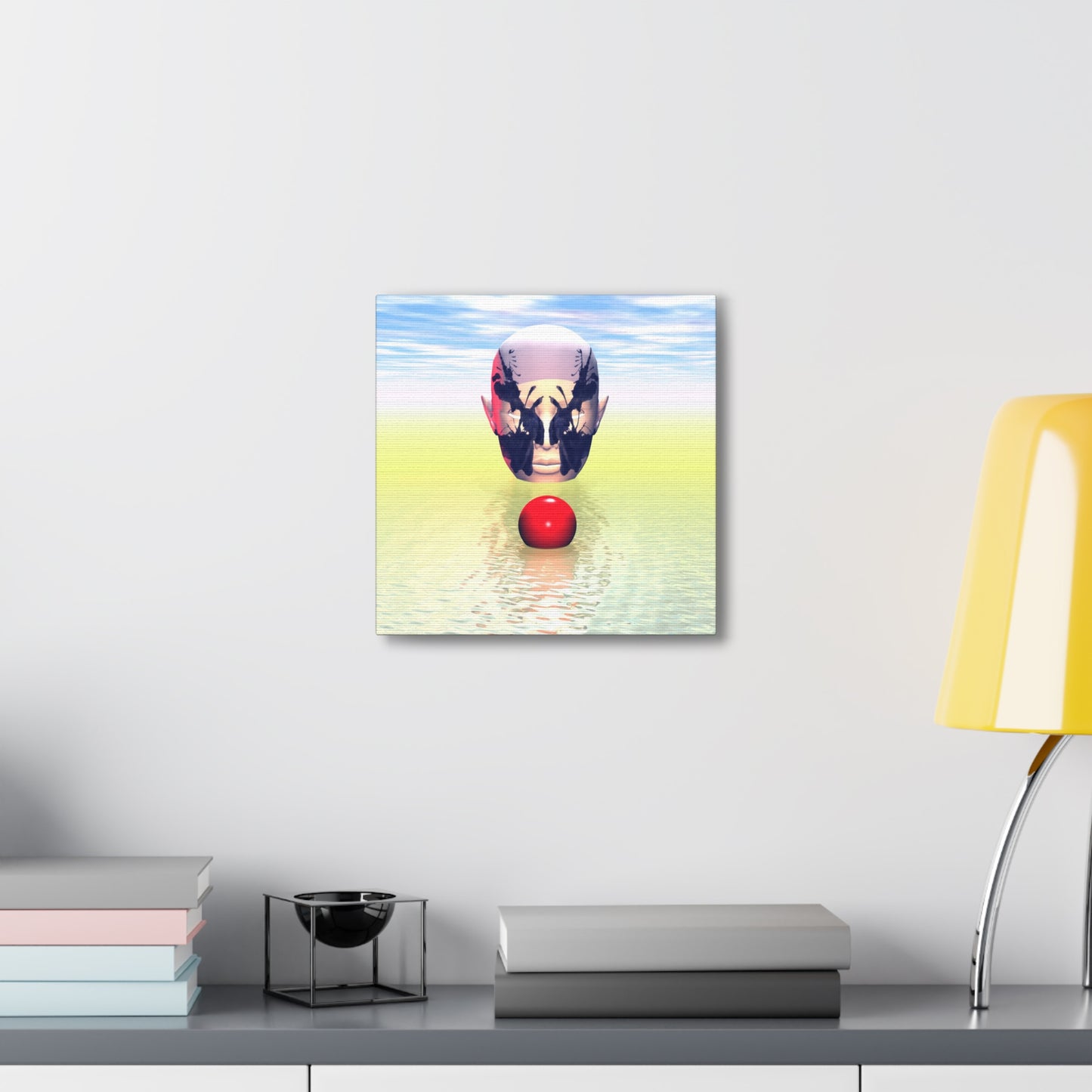 Mind Rorschach - Comphrensive Coverage - Canvas, Gallery Wrapped - 12" x 12" x 1.25" - Master Minds Series - Ready to Hang!