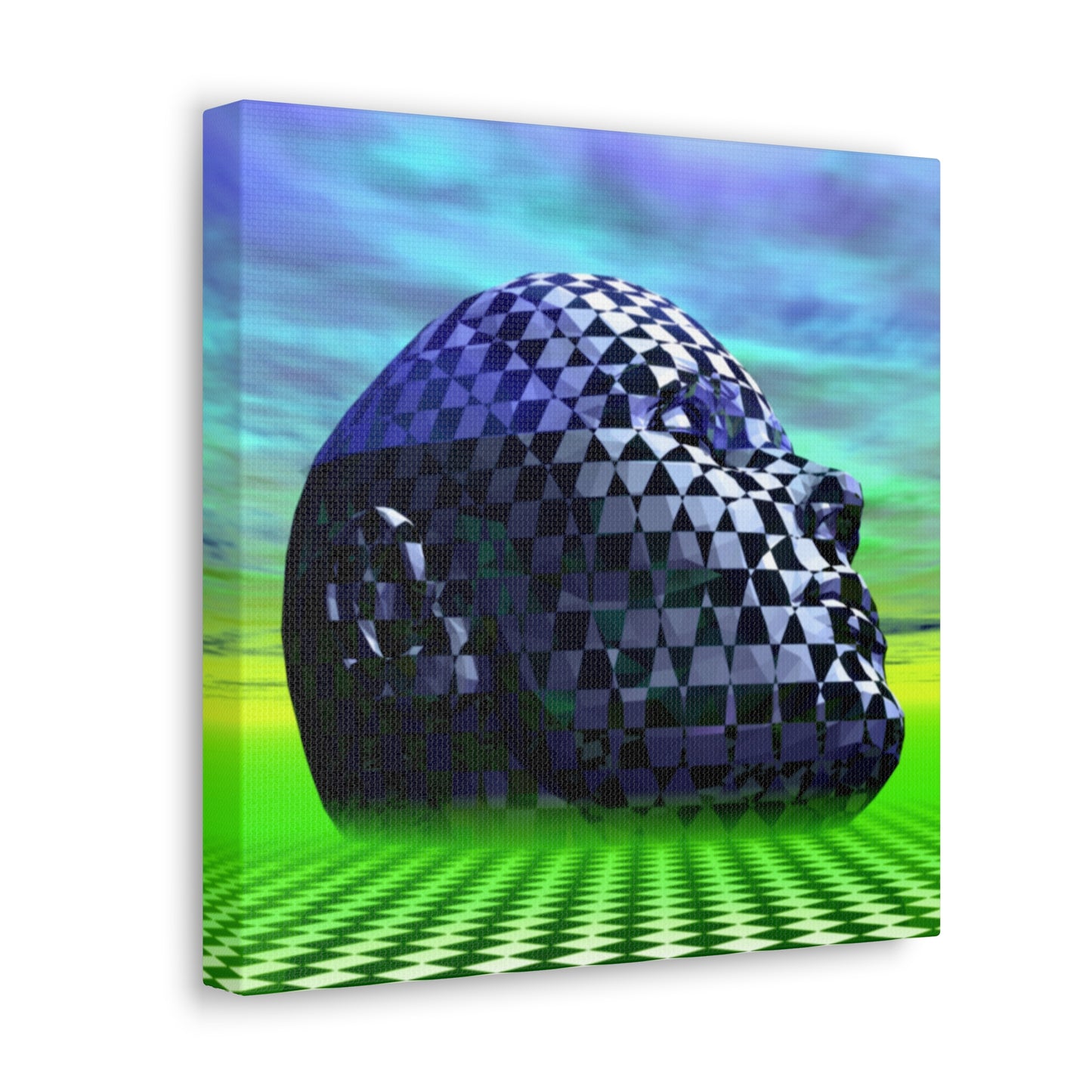 Plane Mind Vertigo - Canvas, Gallery Wrapped - 12" x 12" x 1.25" - Master Minds Series - Ready to Hang!