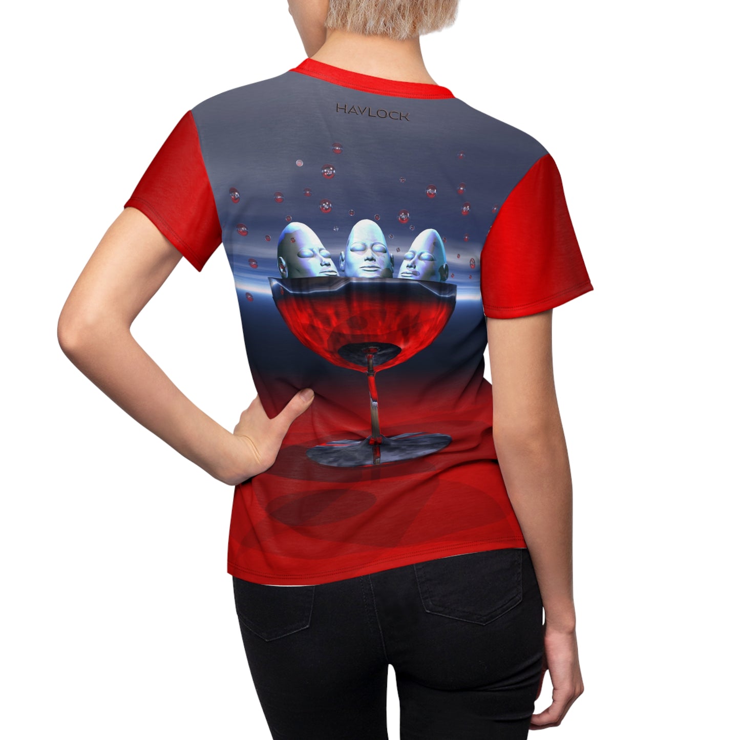 HAVLOCK A Glass of Fine Minds Bold series - Comfortable Women's Crew Neck Shirt