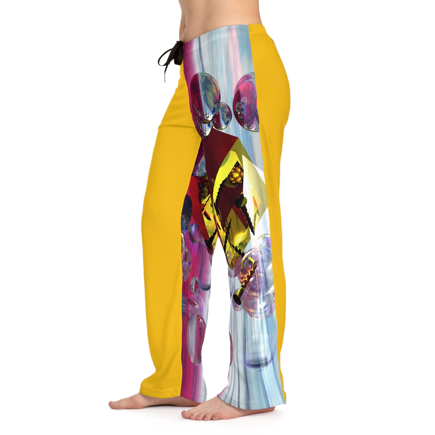Solid Sonic Bubble Boom - Women's Stylish Pajama Pants