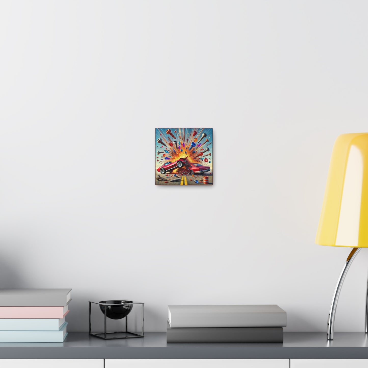 VELOCITY - Impact Series - 6x6 Canvas Gallery Wrap - Thick & Ready to Hang!