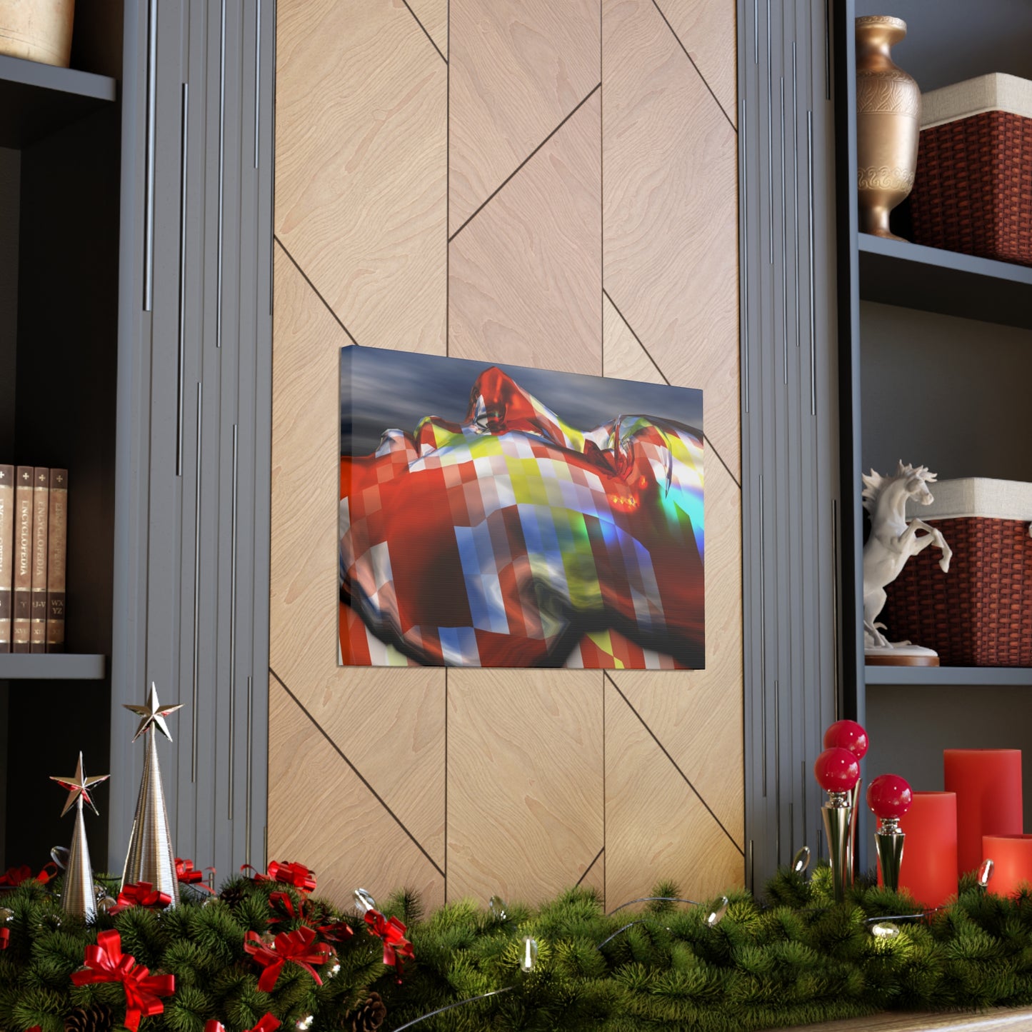 Mind Cavalier - Canvas, Gallery Wrapped - 30" x 20" x 1.25" - Master Minds Series - Ready to Hang!