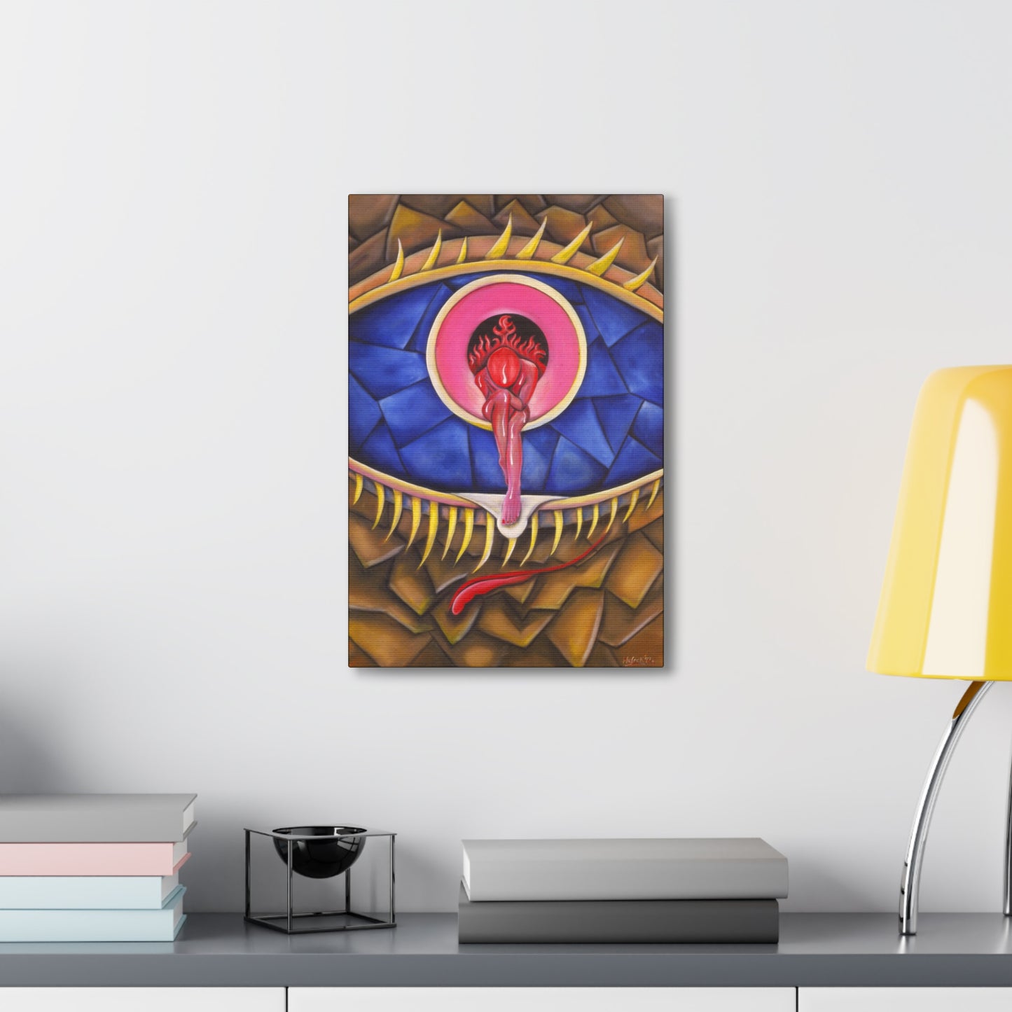 Blood, Sweat & Tears - Canvas, Gallery Wrapped - 8" x 10" x 1.25" - Surrealism Series - Ready to Hang!