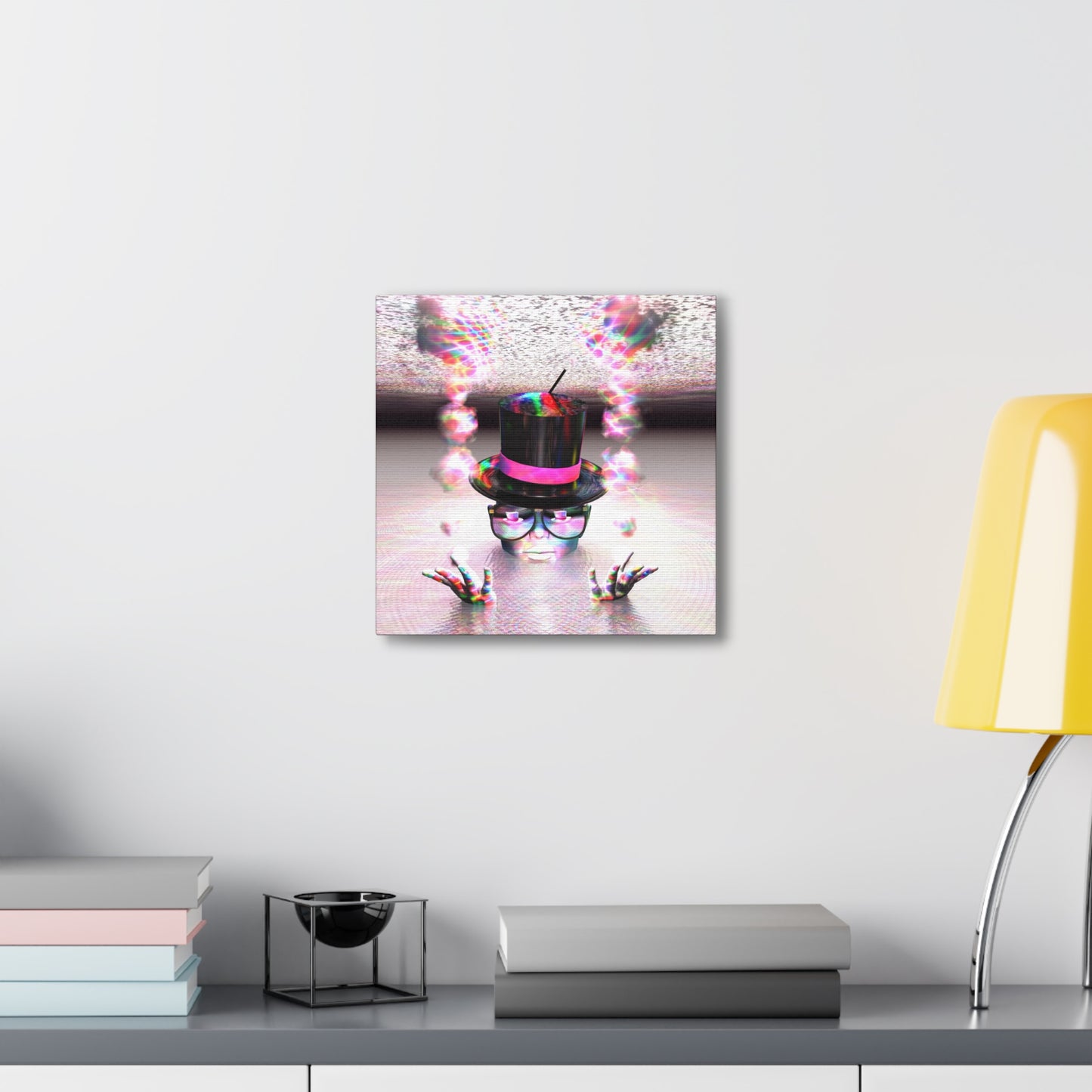The Mind of Max Potential ~ Self Reflecting - Canvas, Gallery Wrapped - 12" x 12" x 1.25" - Master Minds Series - Ready to Hang!