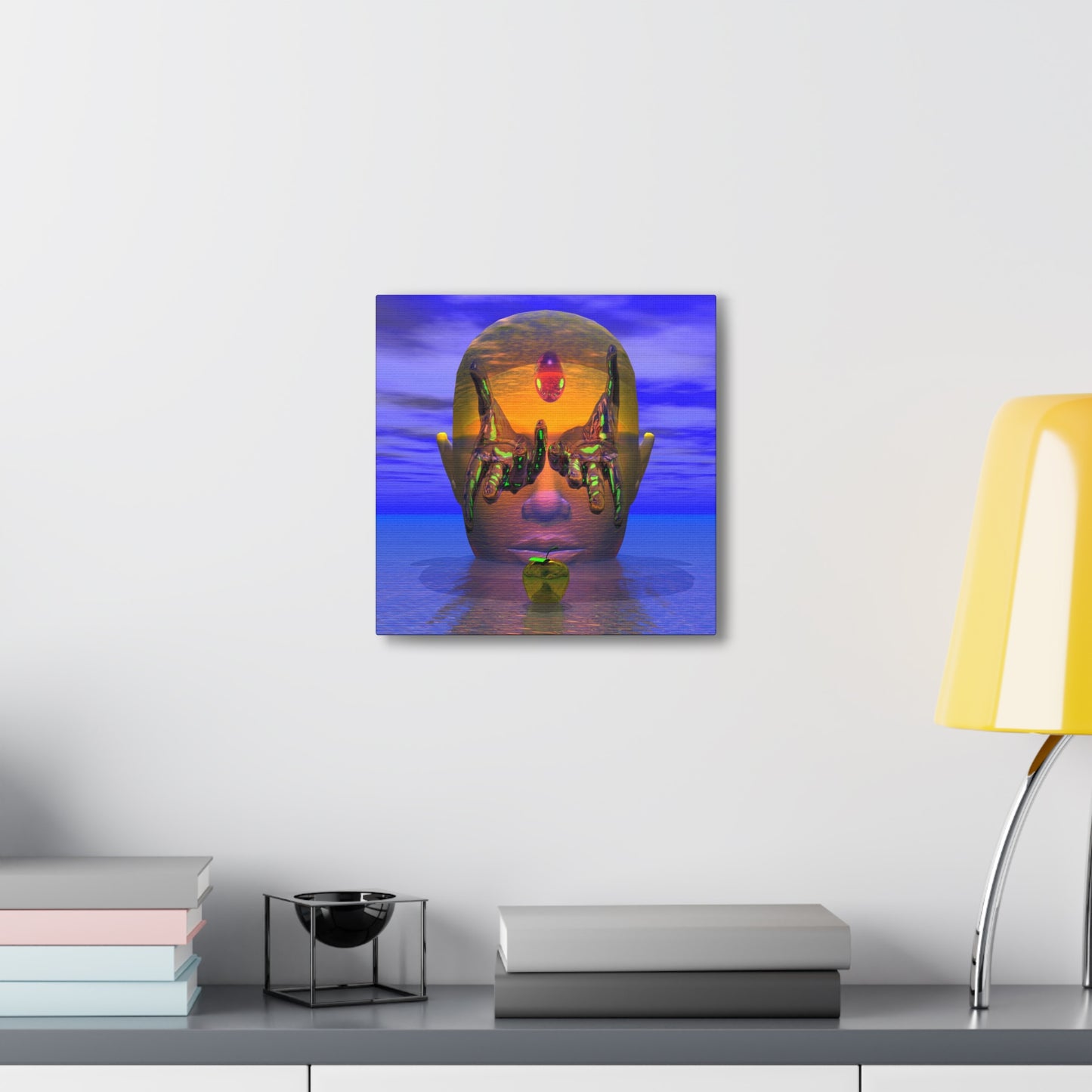 Masked Mind Motion Method - Canvas, Gallery Wrapped - 12" x 12" x 1.25" - Master Minds Series - Ready to Hang!