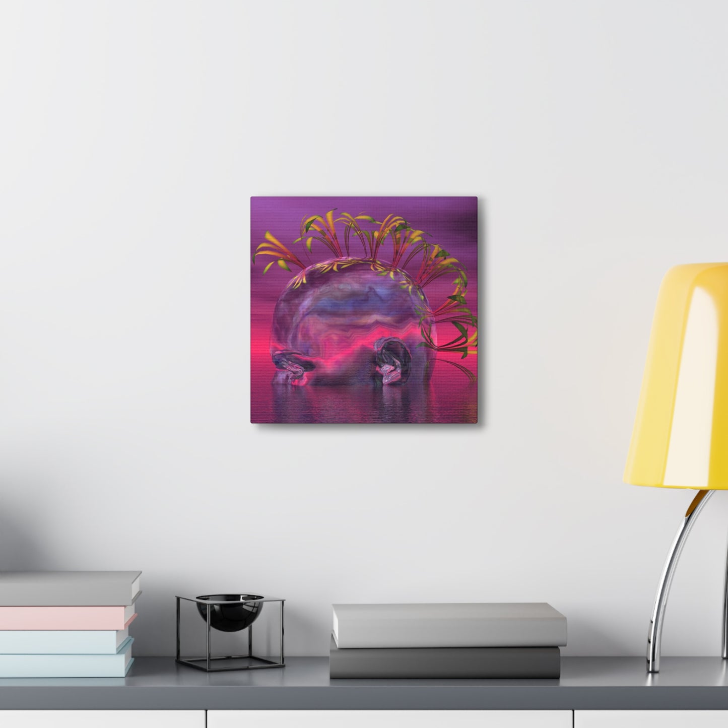 Mind Of Still Waters Run Deep - Canvas, Gallery Wrapped - 12" x 12" x 1.25" - Master Minds Series - Ready to Hang!