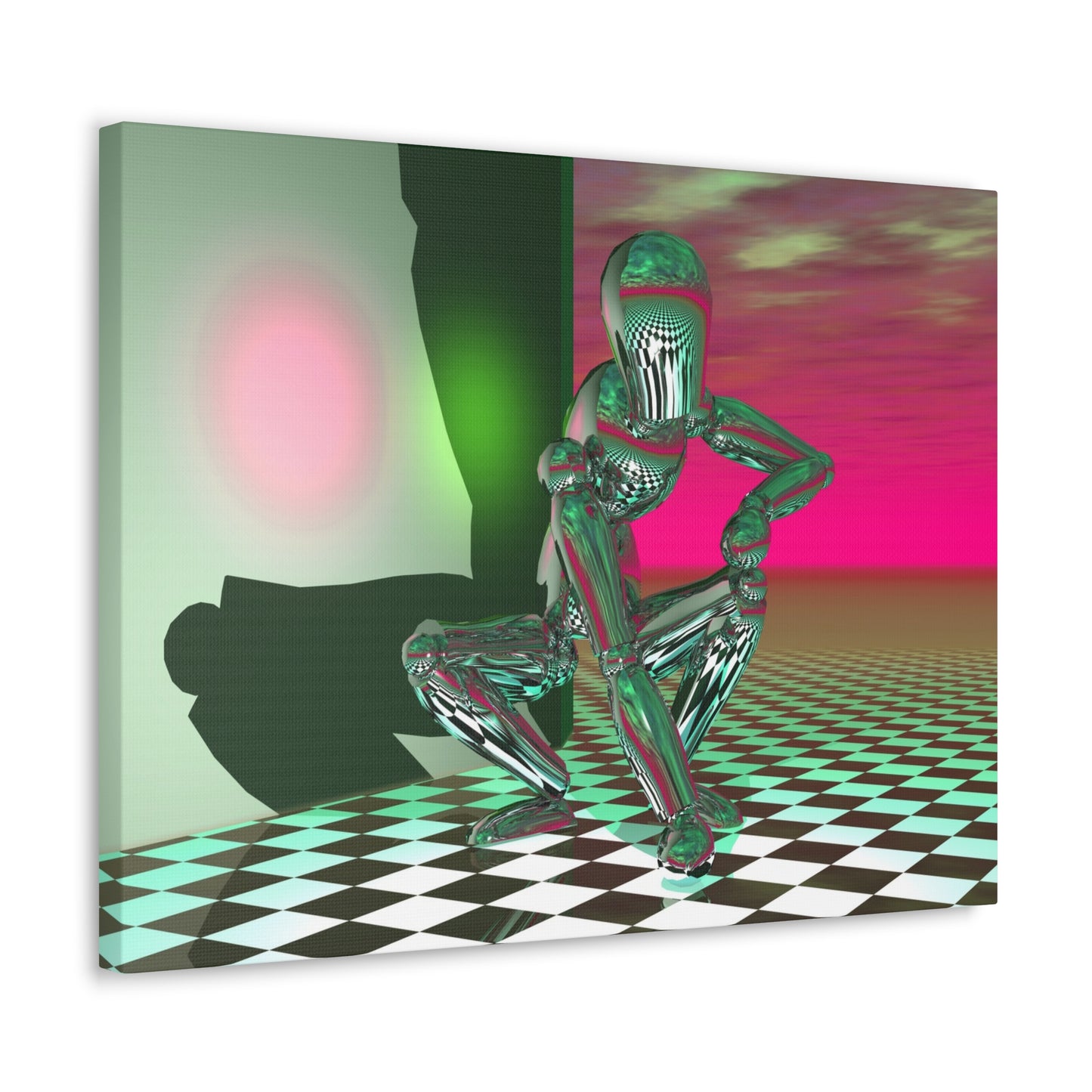 Flash Factor (Kokoro) - Canvas, Gallery Wrapped - 24" x 18" x 1.25" - Surrealism Series - Ready to Hang!