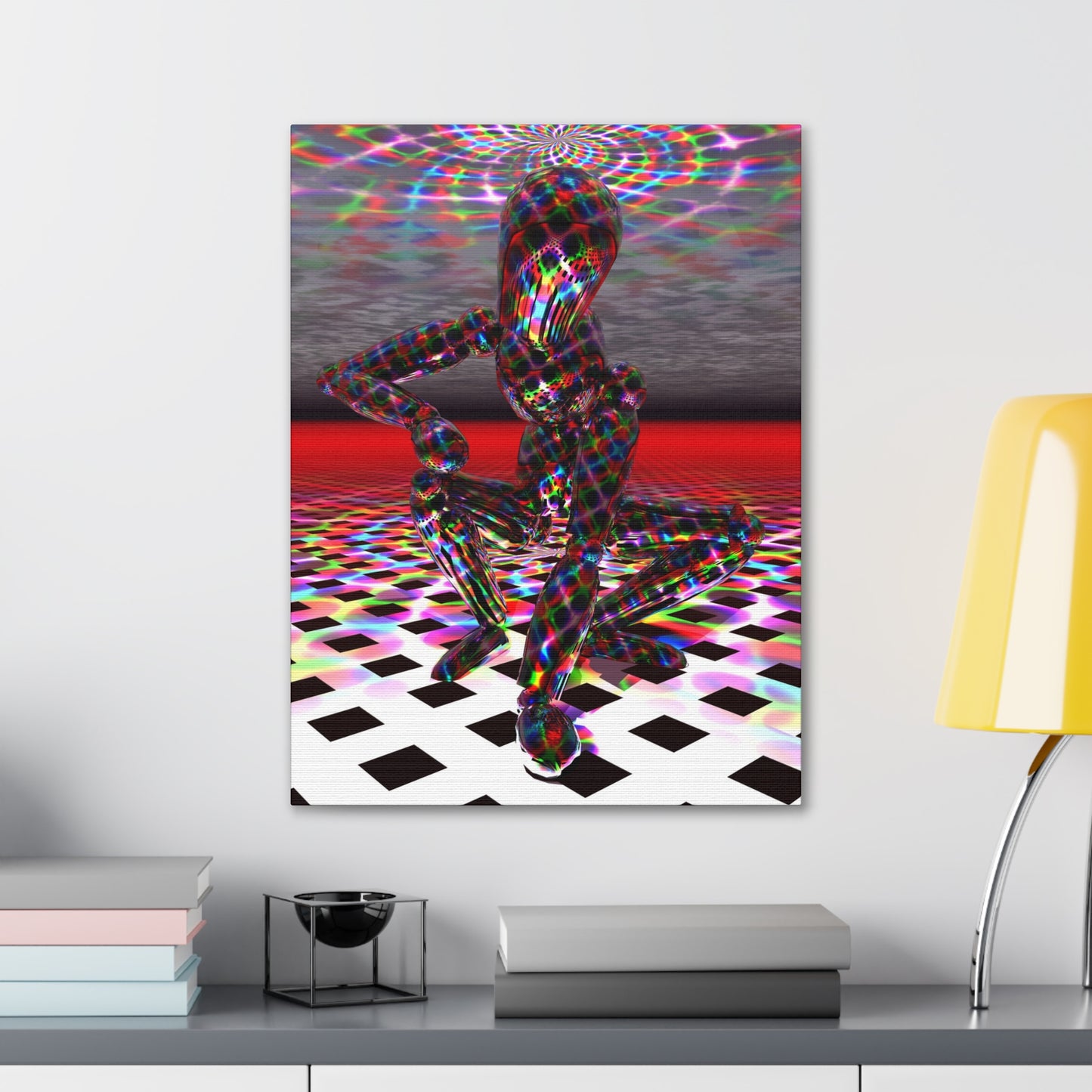Pizazzz (Kokoro) - Canvas, Gallery Wrapped - 18" x 24" x 1.25" - Surrealism Series - Ready to Hang!