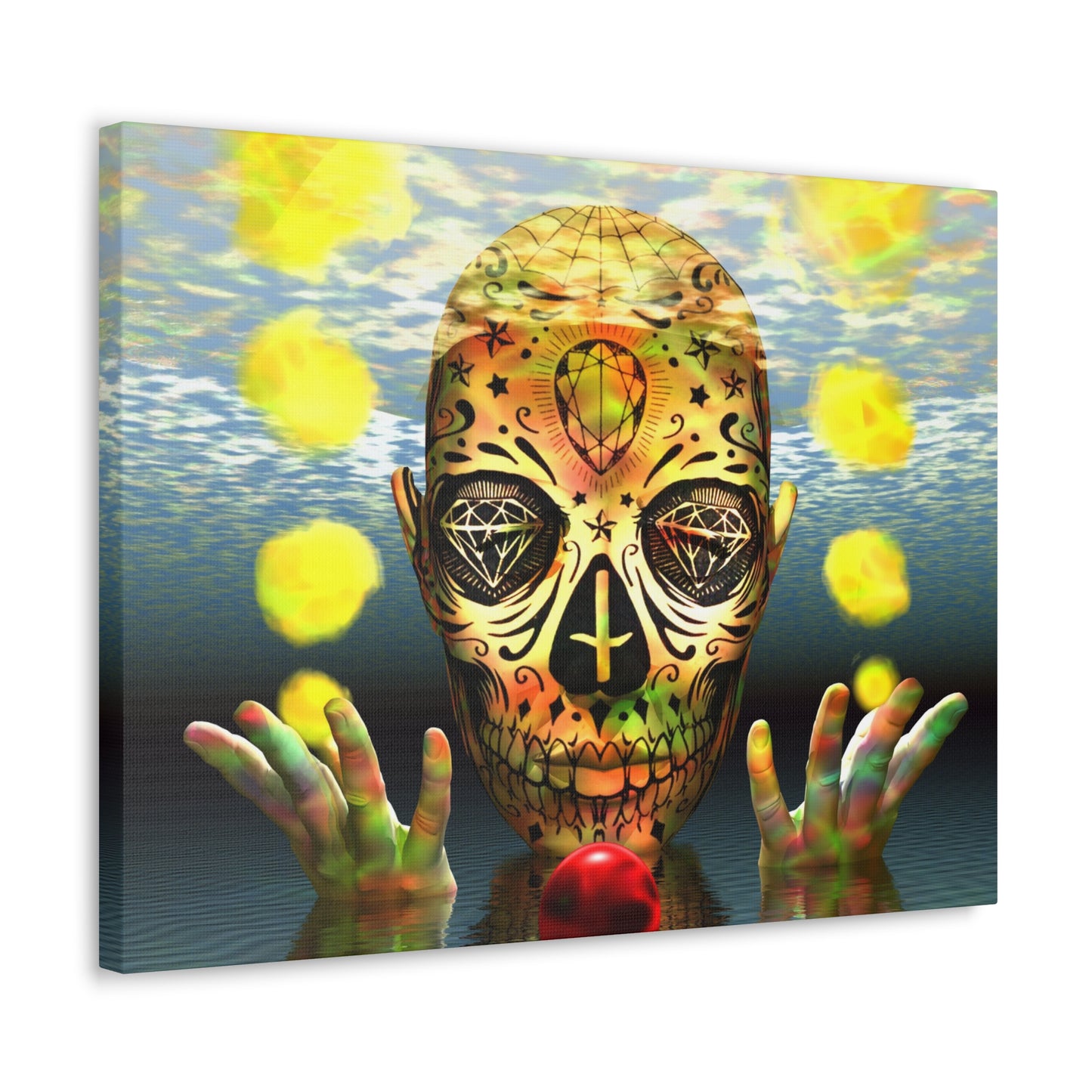 Trancendence of a Dead Mind - Canvas, Gallery Wrapped - 24" x 18" x 1.25" - Master Minds Series - Ready to Hang!