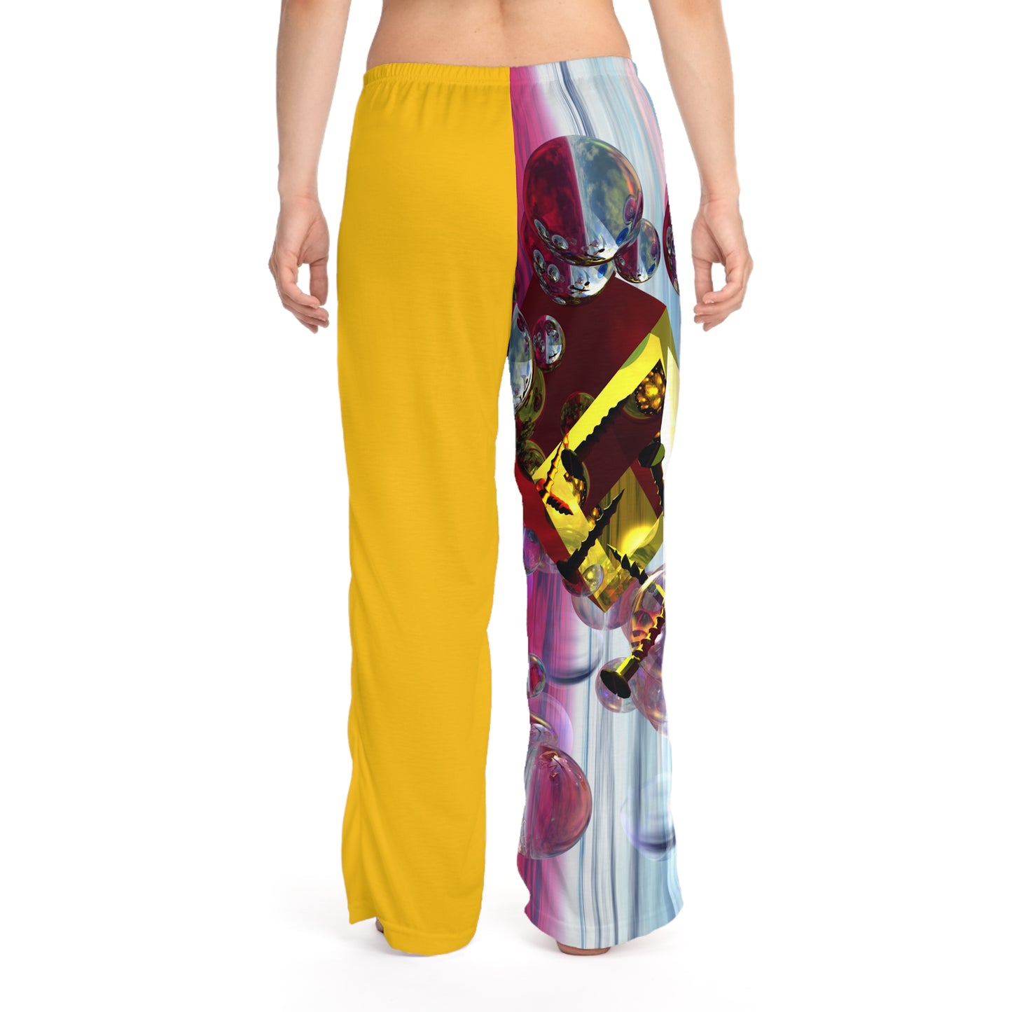 Solid Sonic Bubble Boom - Women's Stylish Pajama Pants
