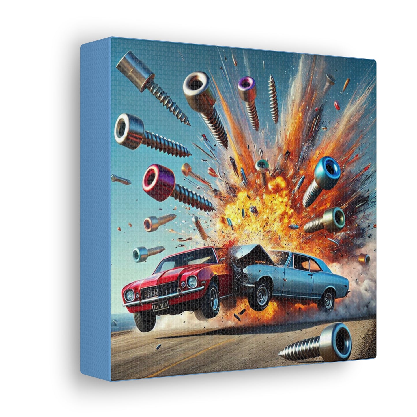 SHATTERPOINT - Impact Series - 6x6 Canvas Gallery Wrap - Thick & Ready to Hang!
